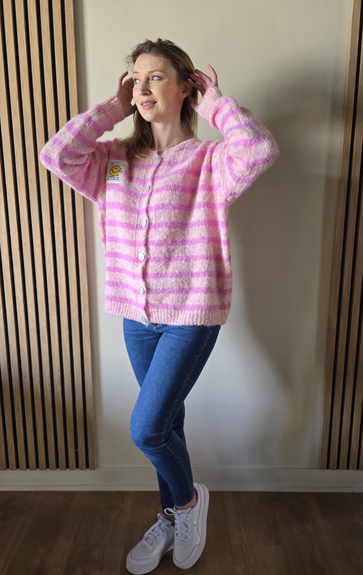 Cardigan rose femme – La Chica