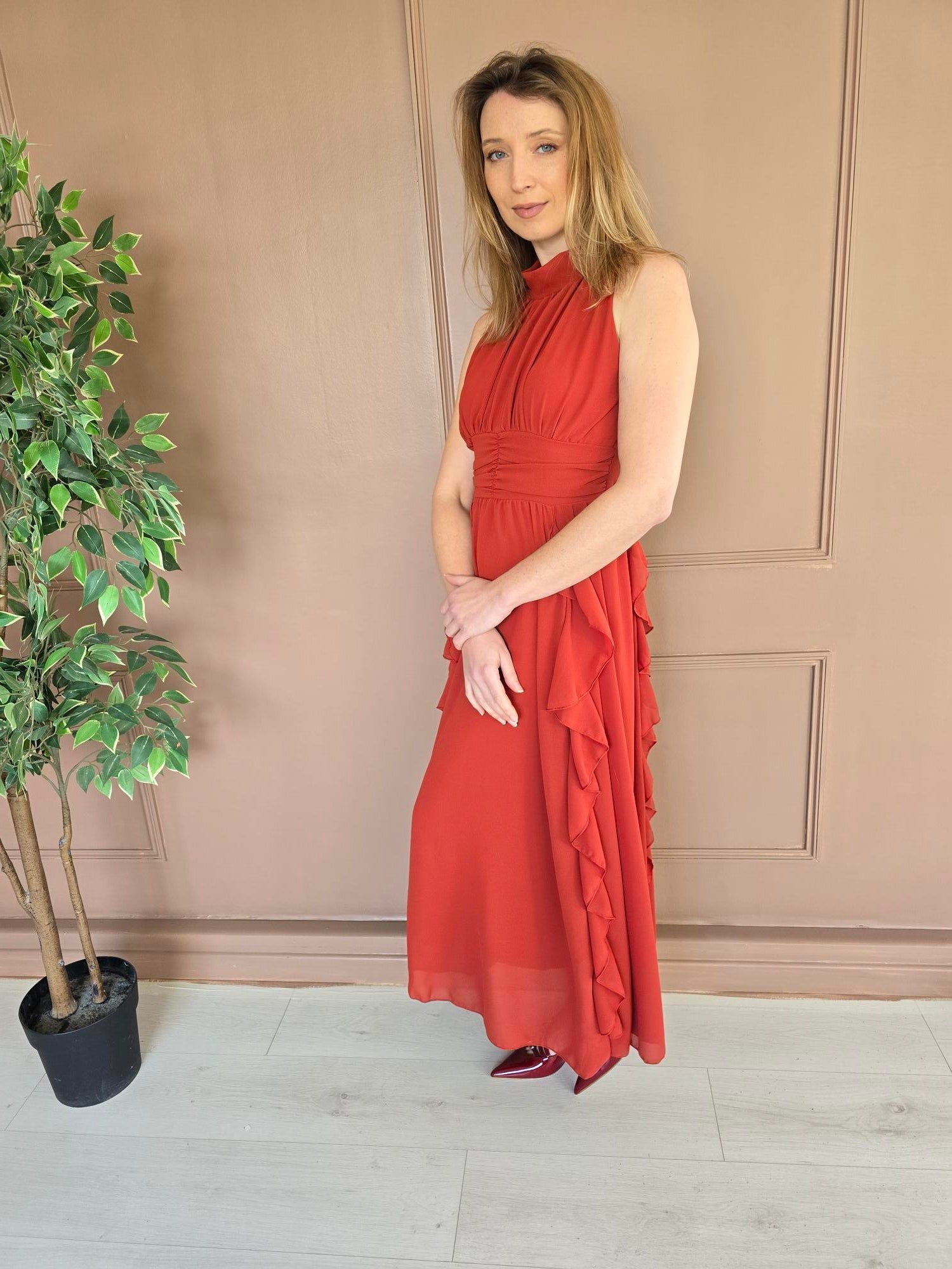 Robe Longue à Volants — 8 Couleurs — Tailles S/M/L — Élégante & Fluide La Chica