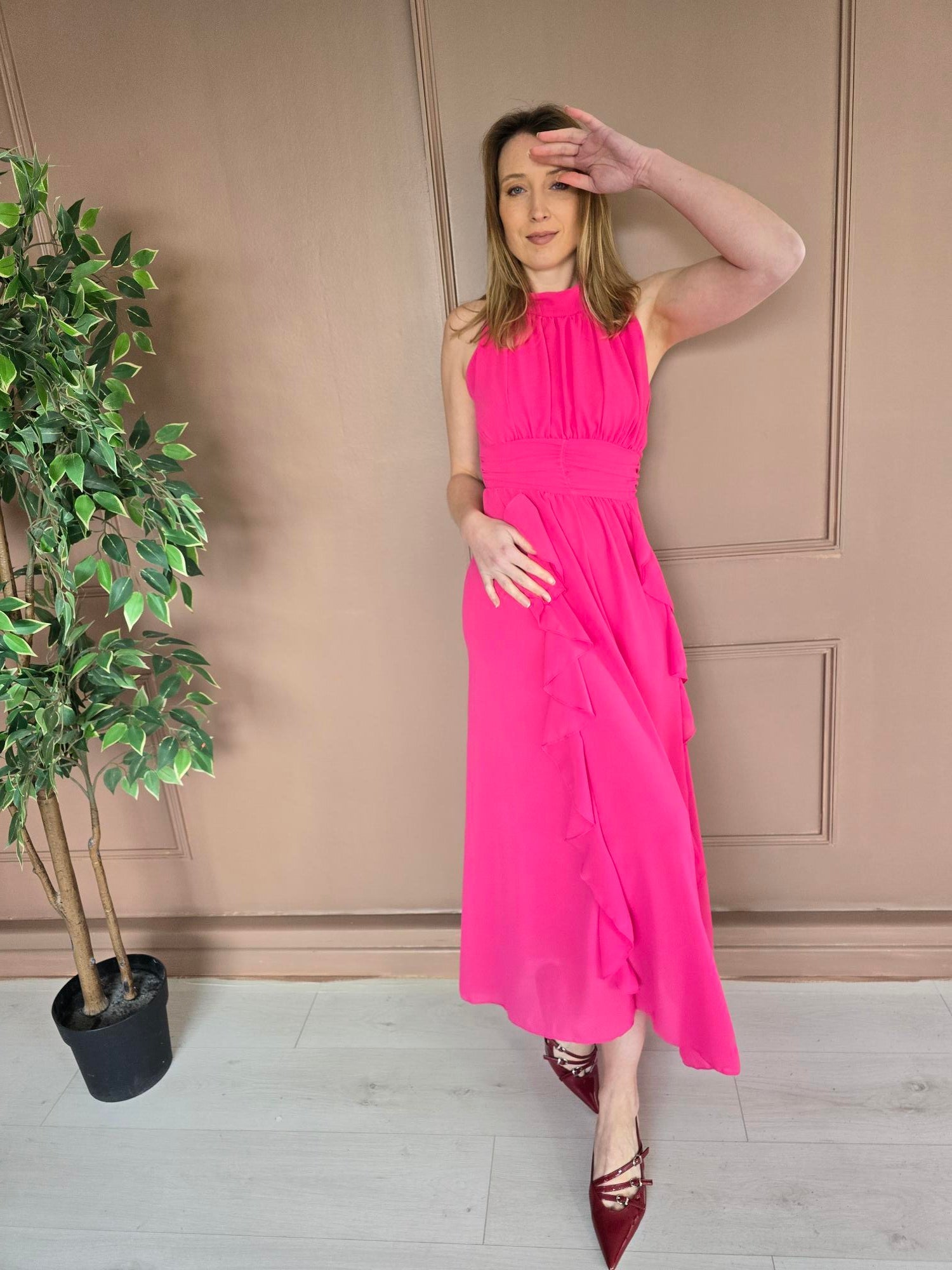Robe Longue à Volants — 8 Couleurs — Tailles S/M/L — Élégante & Fluide La Chica