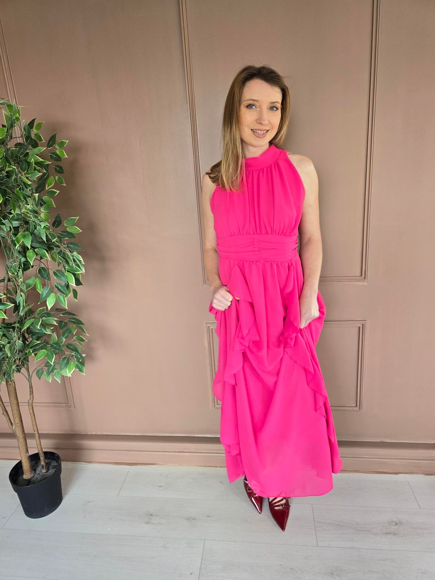 Robe Longue à Volants — 8 Couleurs — Tailles S/M/L — Élégante & Fluide La Chica