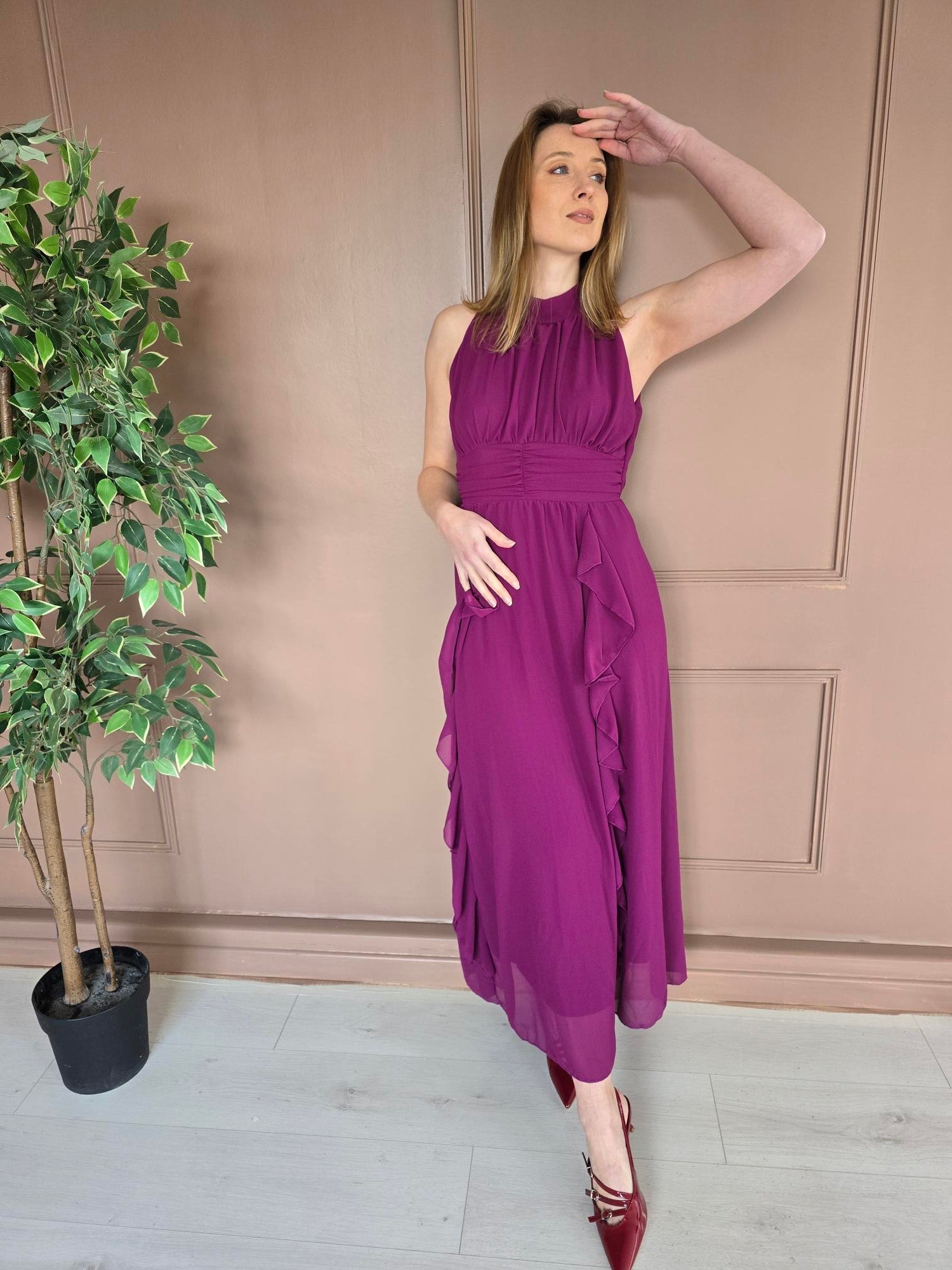 Robe longue multicolore femme – La Chica