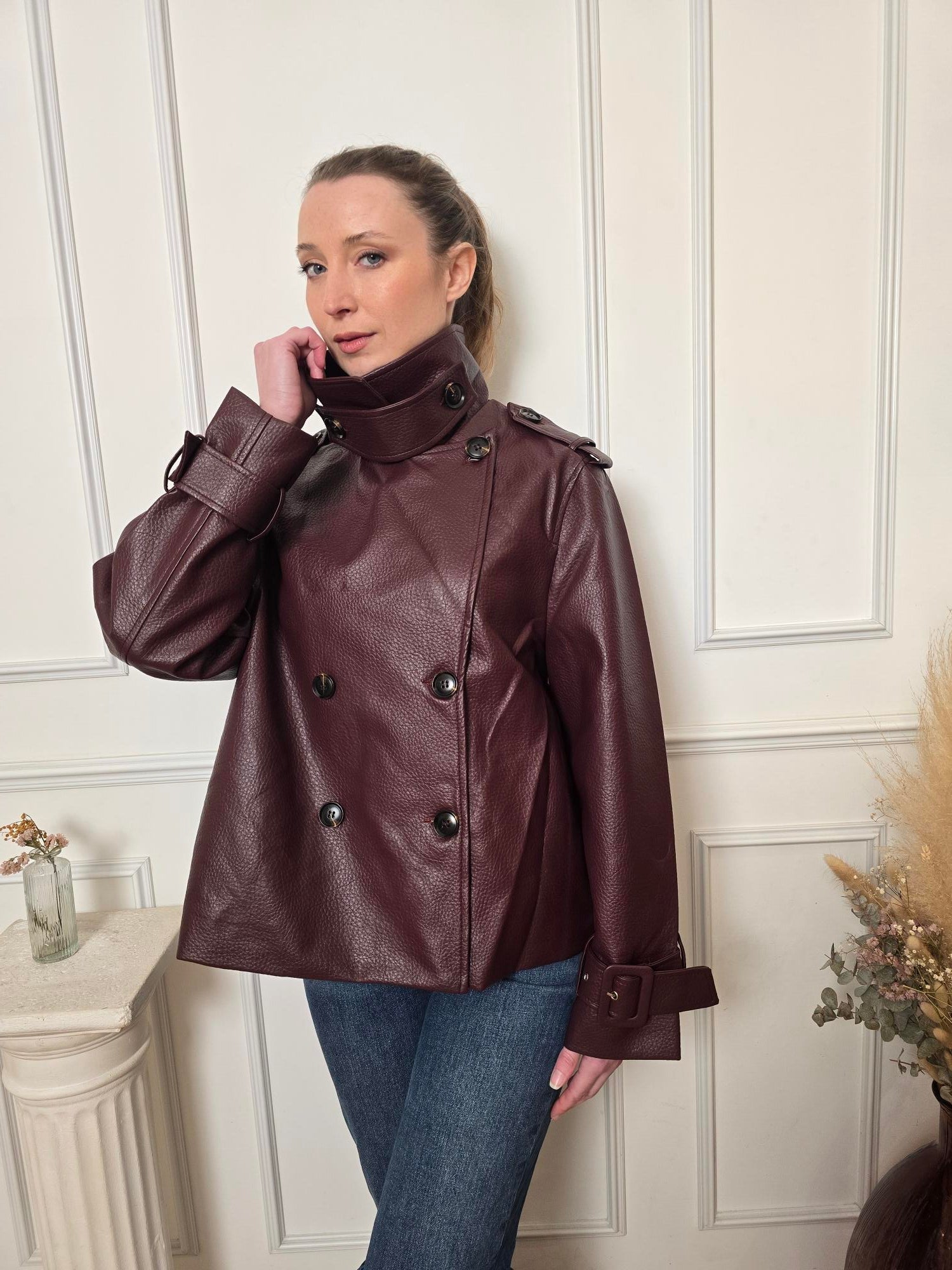 Veste bordeaux femme – La Chica