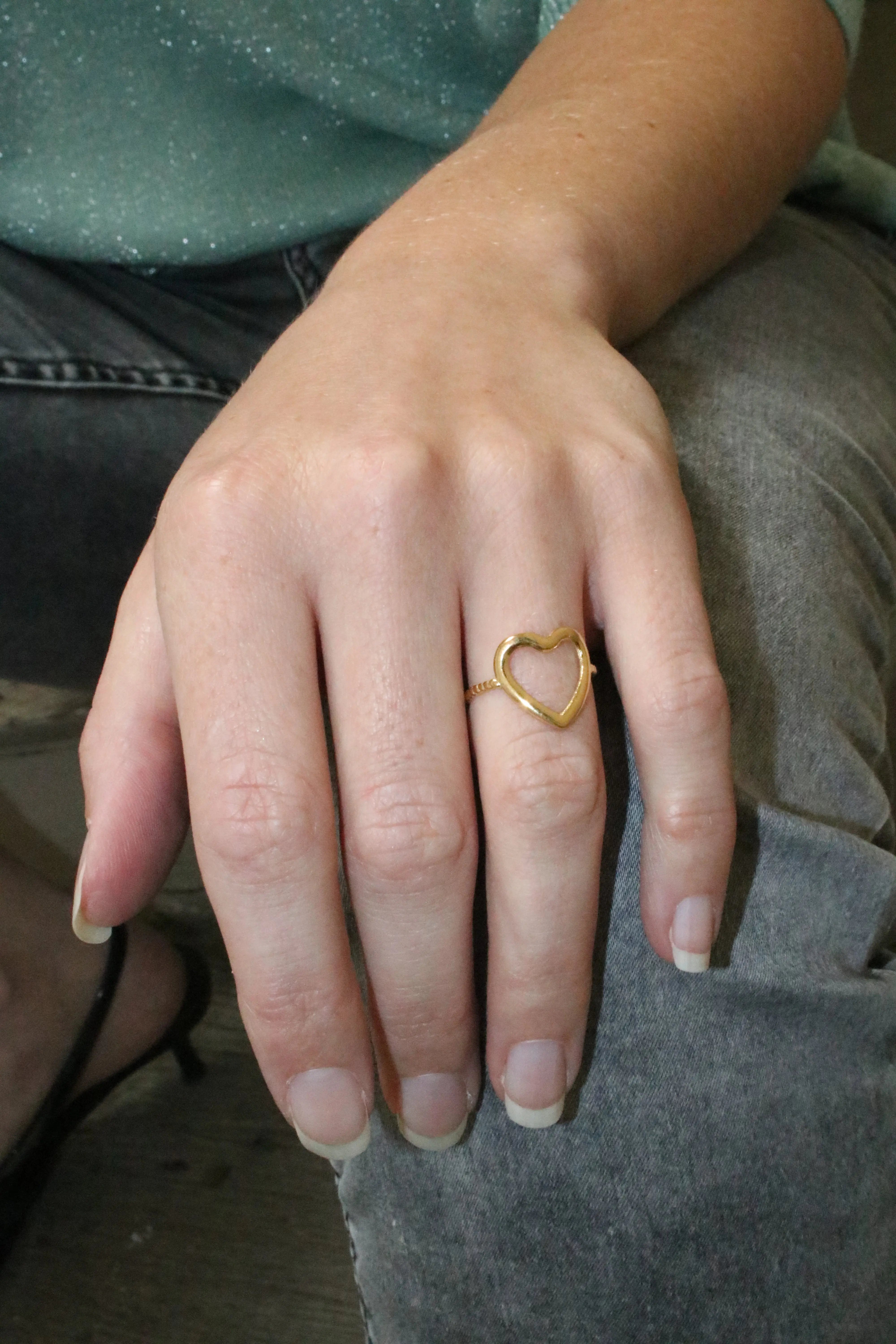 BAGUE COEUR La Chica