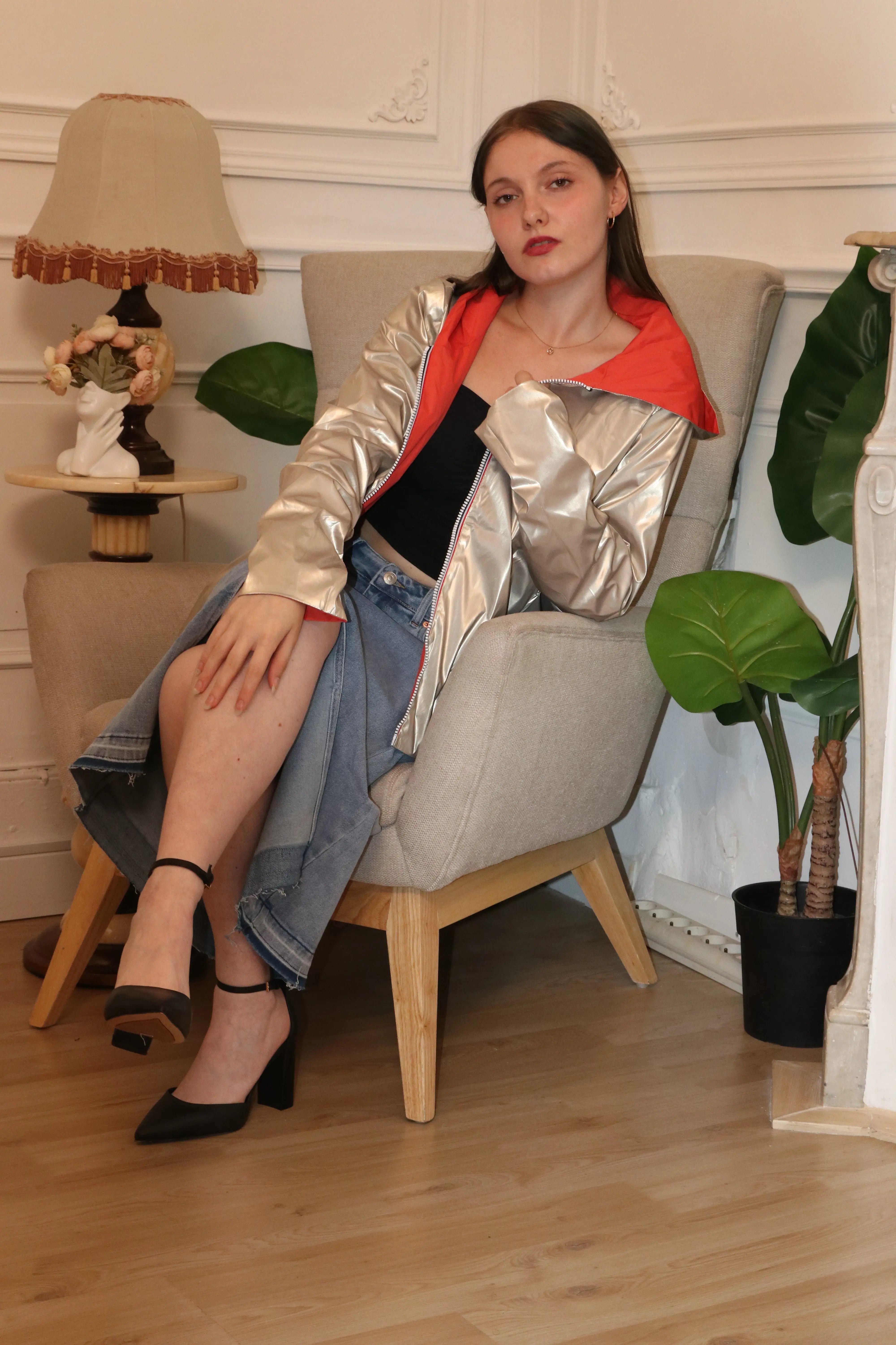 IMPERMEABLE COURT LEGER LAURA JO La Chica