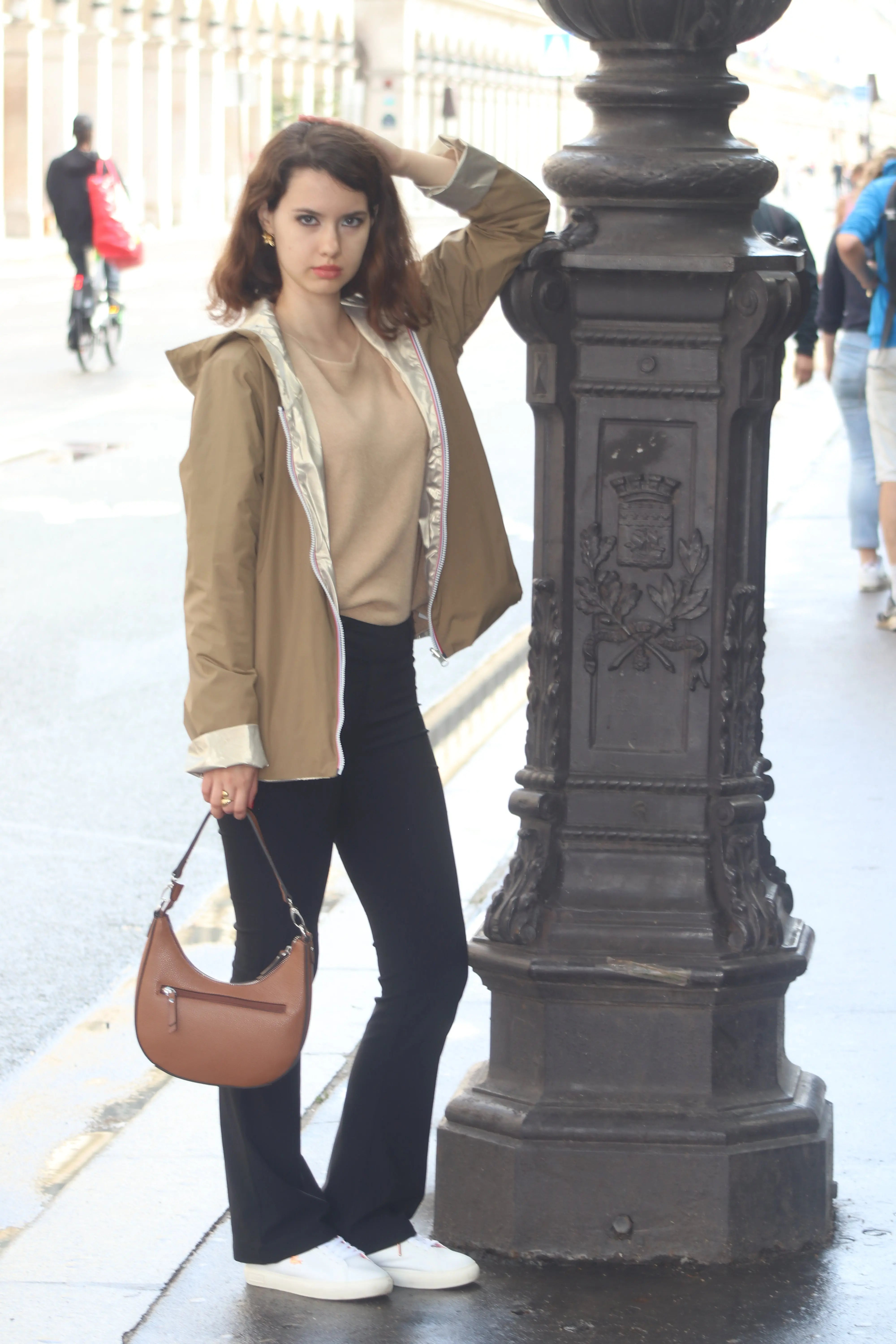 IMPERMEABLE COURT LEGER REVERSIBLE LAURA JO La Chica