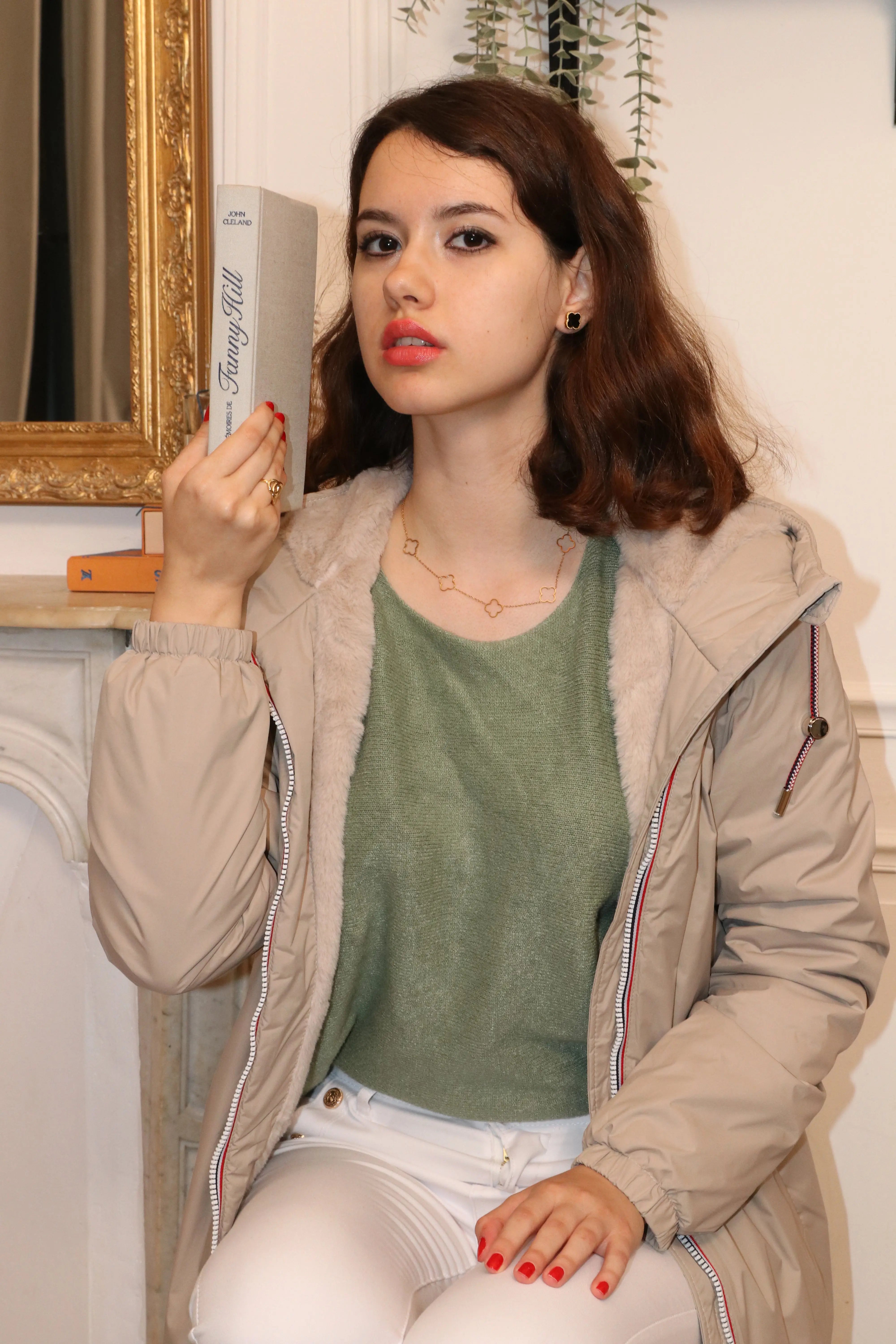 IMPERMEABLE LONG FOURRE LAURA JO La Chica