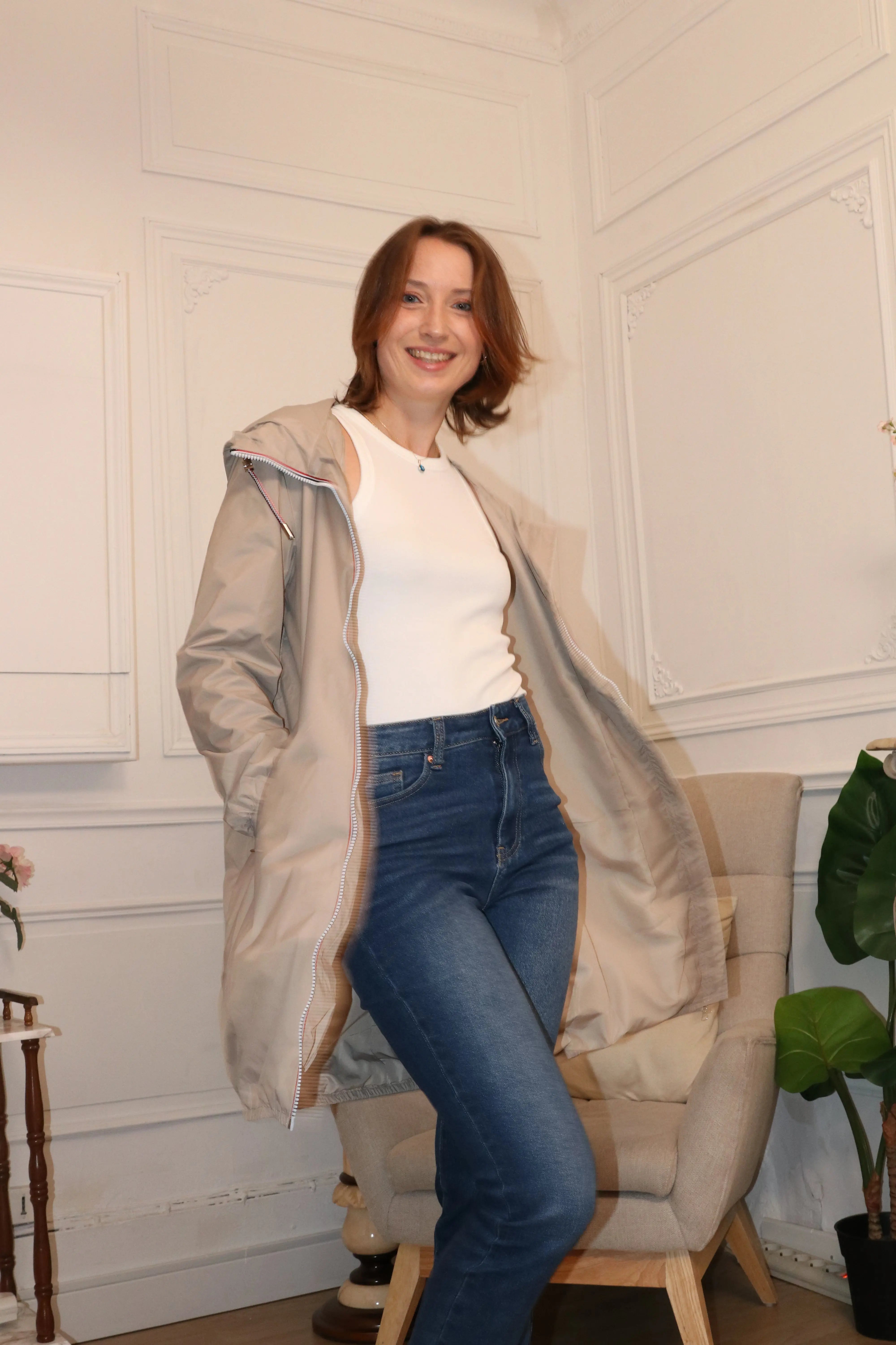 IMPERMEABLE LONG LEGER LAURA JO La Chica