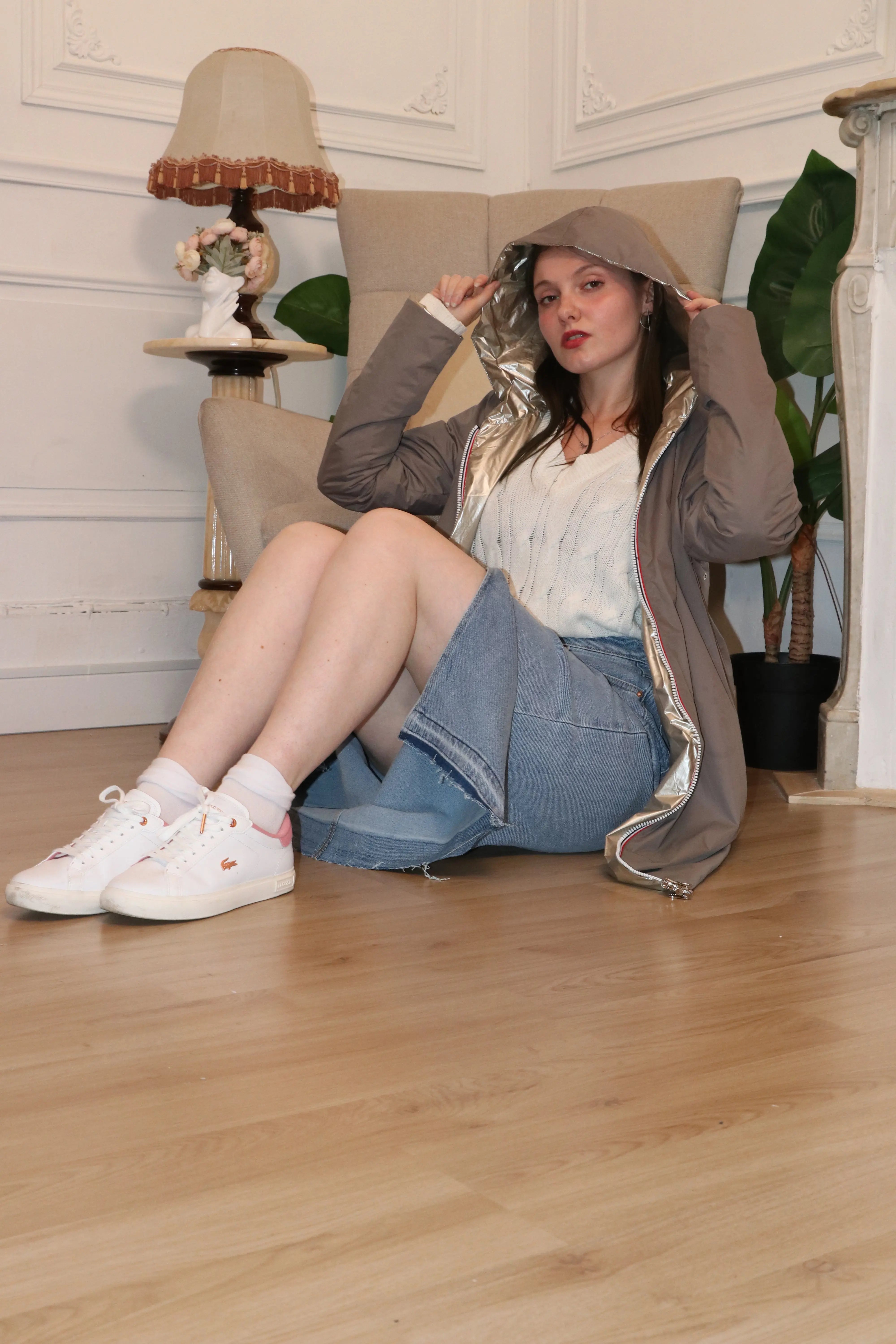 IMPERMEABLE LONG MI SAISON REVERSIBLE LAURA JO La Chica
