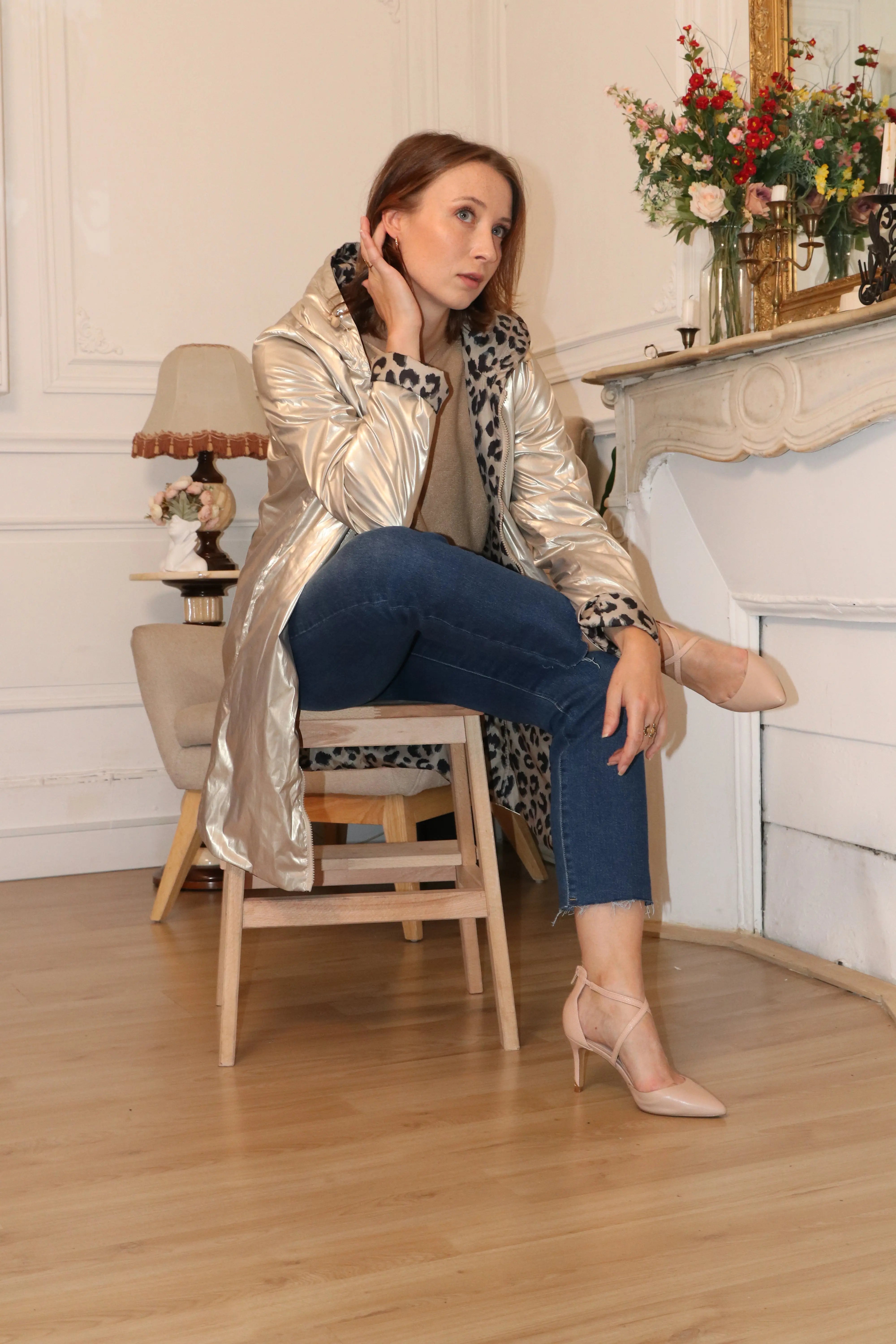 IMPERMEABLE LONG MI SAISON REVERSIBLE LAURA JO La Chica