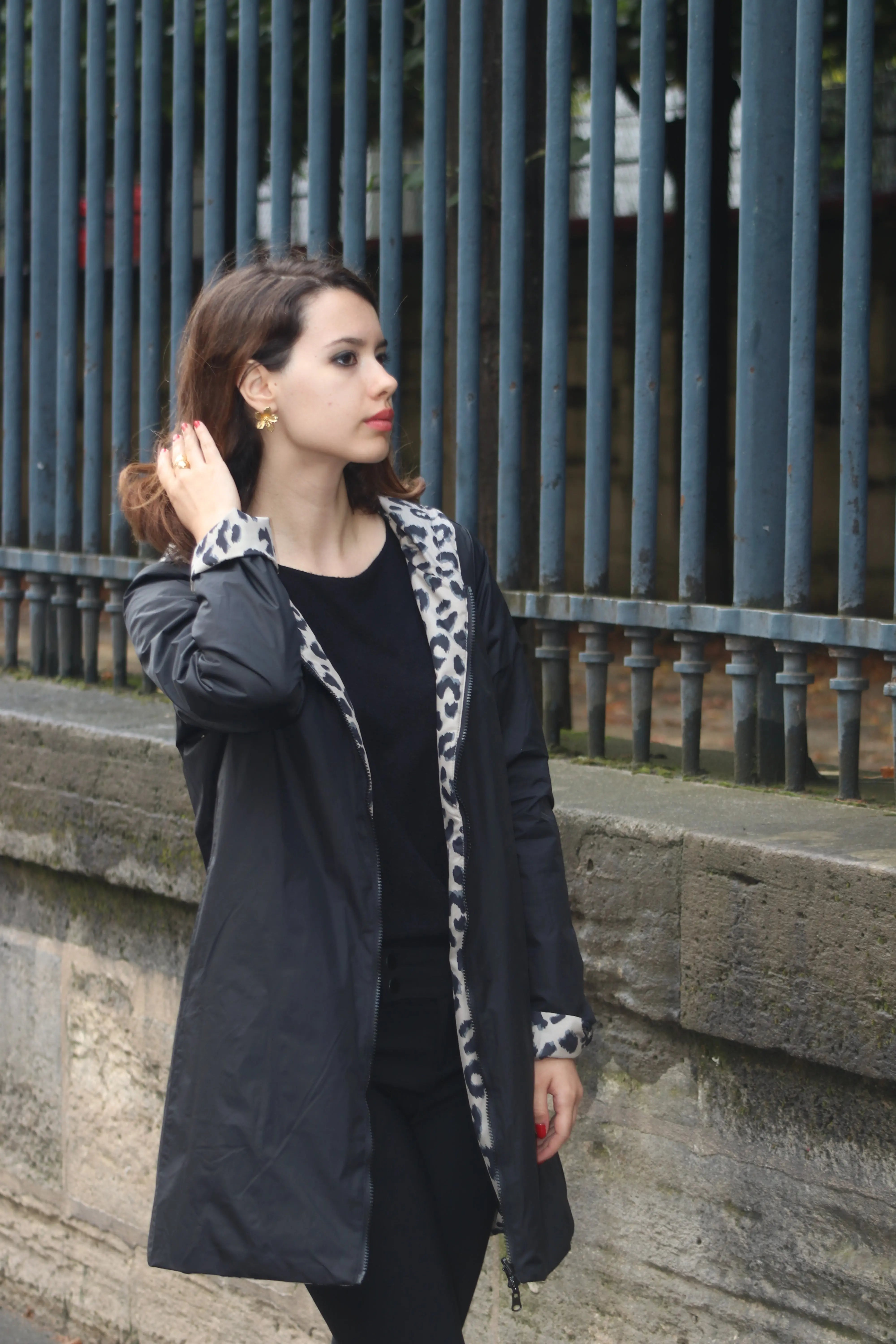 IMPERMEABLE LONG MI SAISON REVERSIBLE LAURA JO La Chica