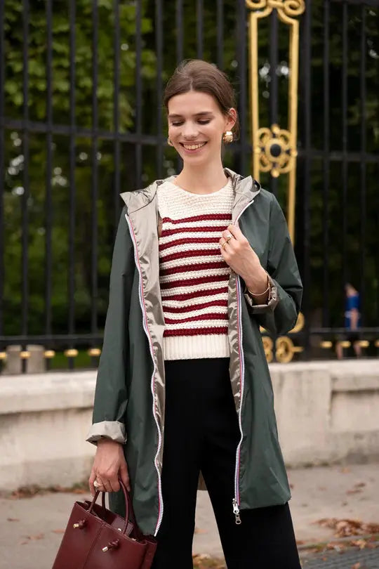 MANTEAU LONG IMPERMEABLE VER BRONZE LAURA JO La Chica