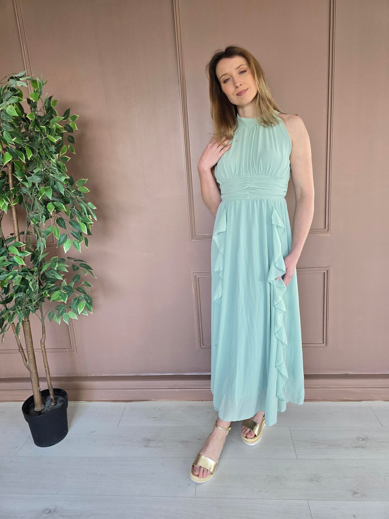 Robe Longue à Volants — 8 Couleurs — Tailles S/M/L — Élégante & Fluide La Chica