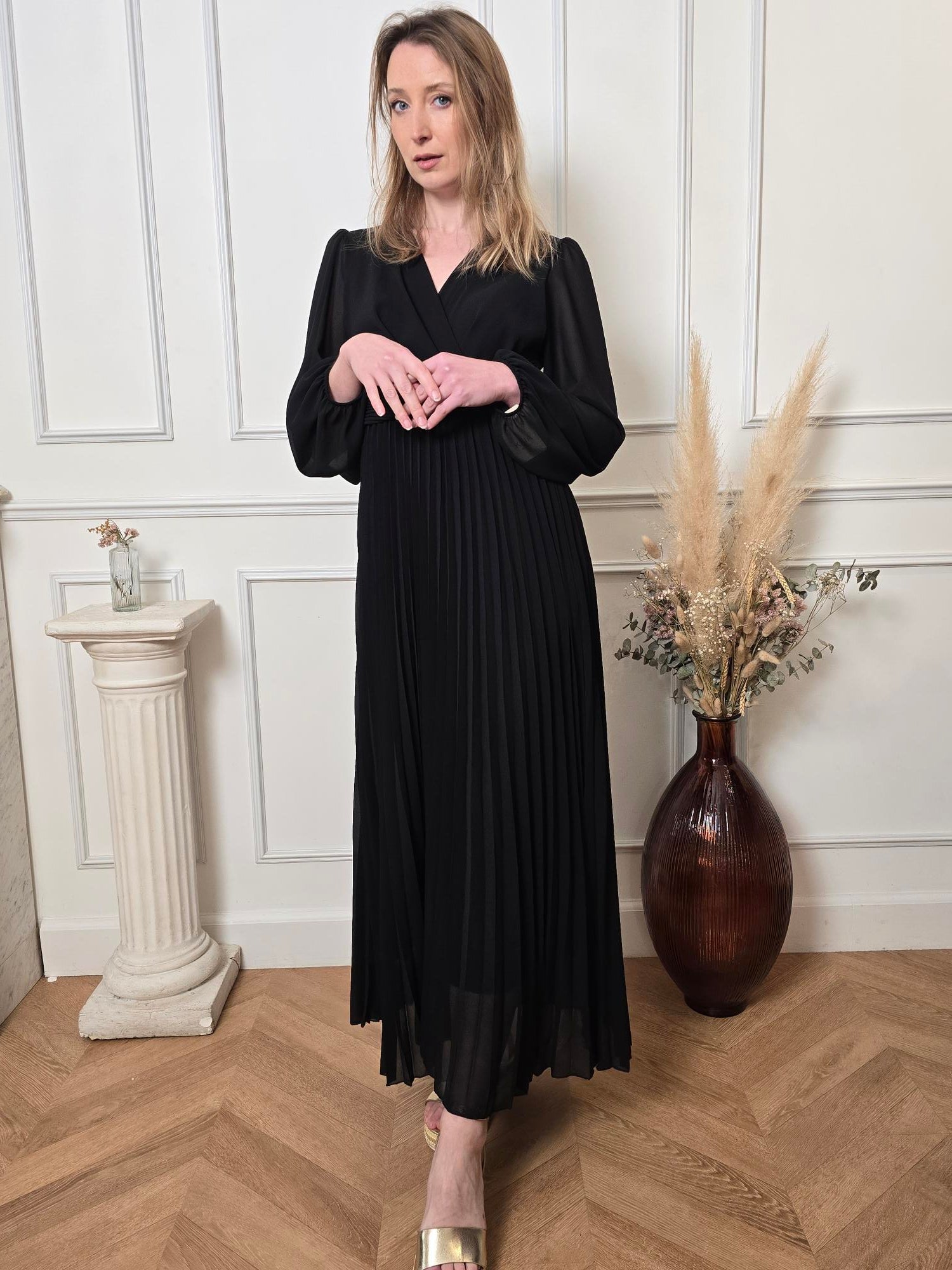 Robe longue noire femme – La Chica