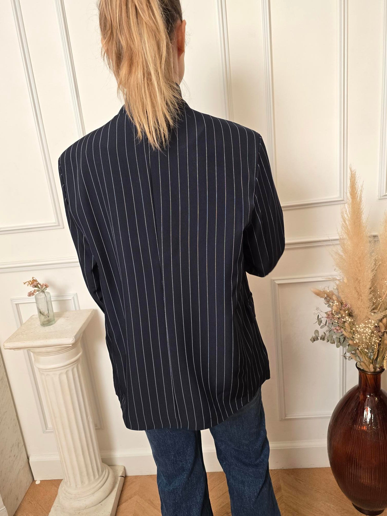 Blazer noir détail – La Chica