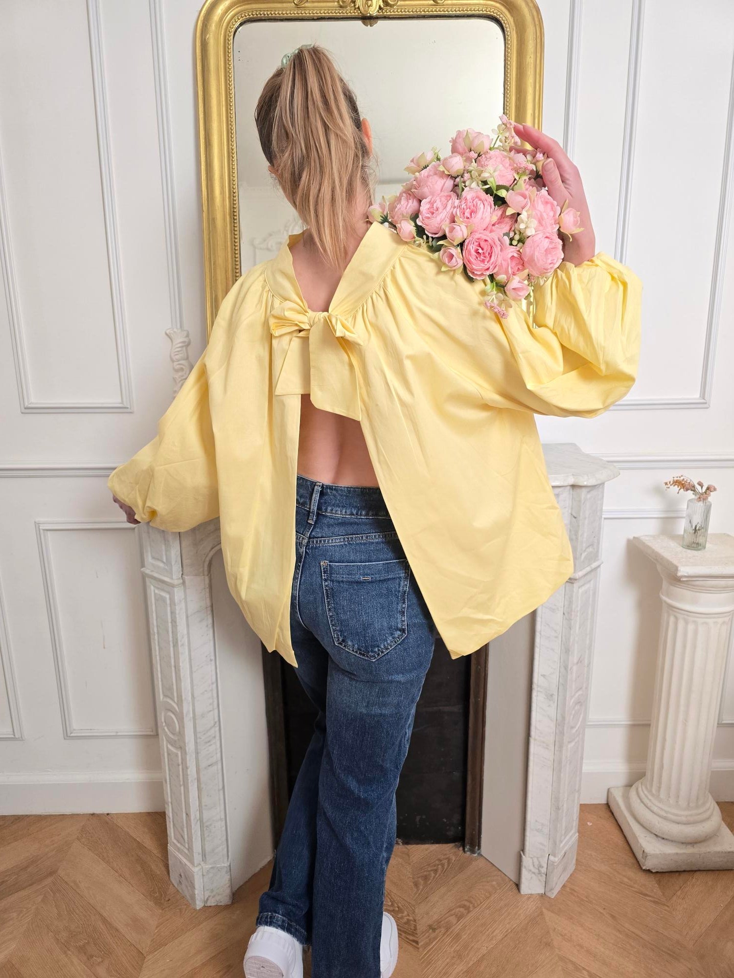 Blouse jaune femme – La Chica