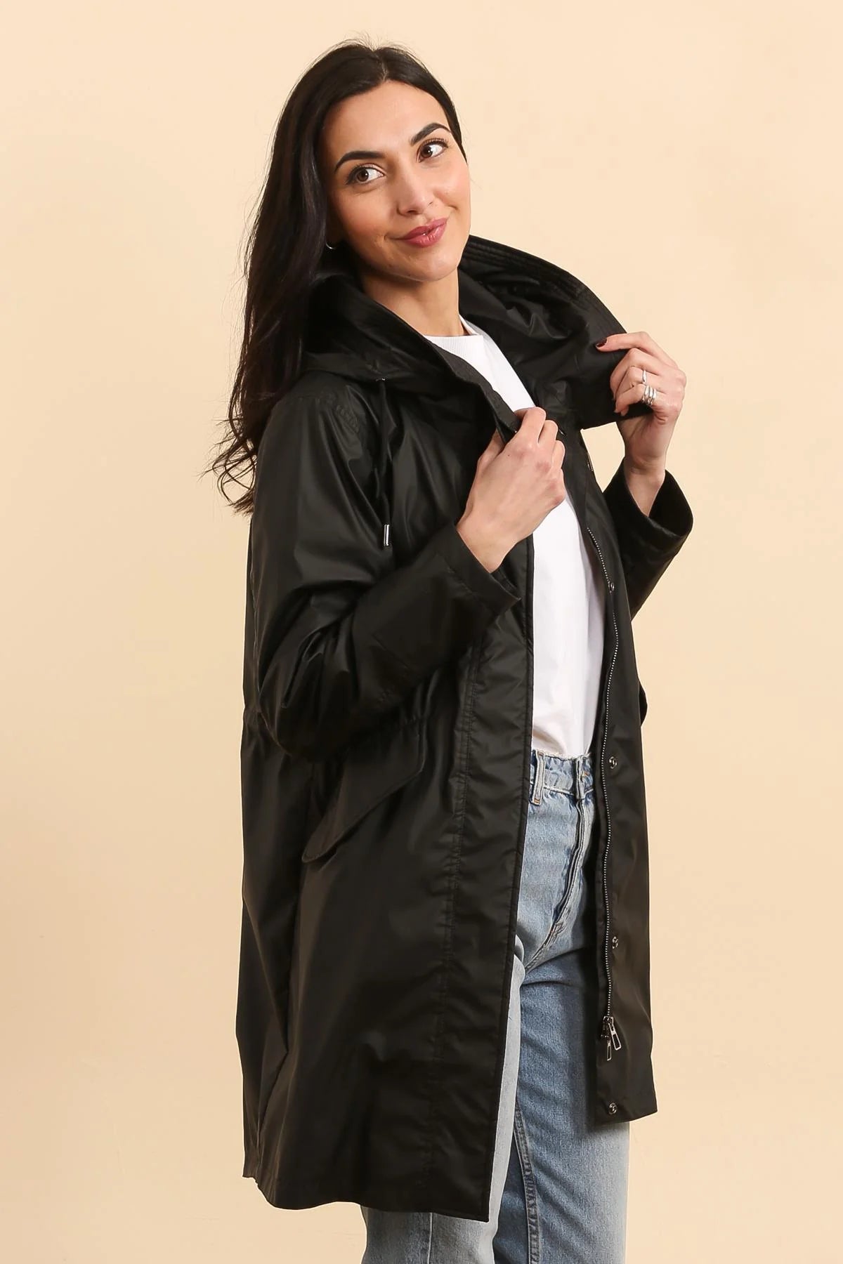 CIRE IMPERMEABLE LONG NOIR La Chica
