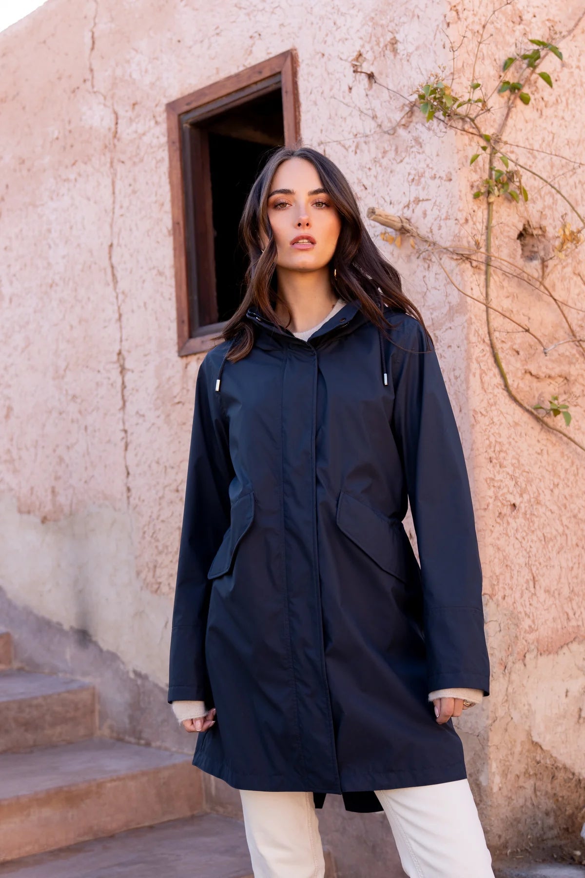CIRE IMPERMEABLE LONG MARINE La Chica