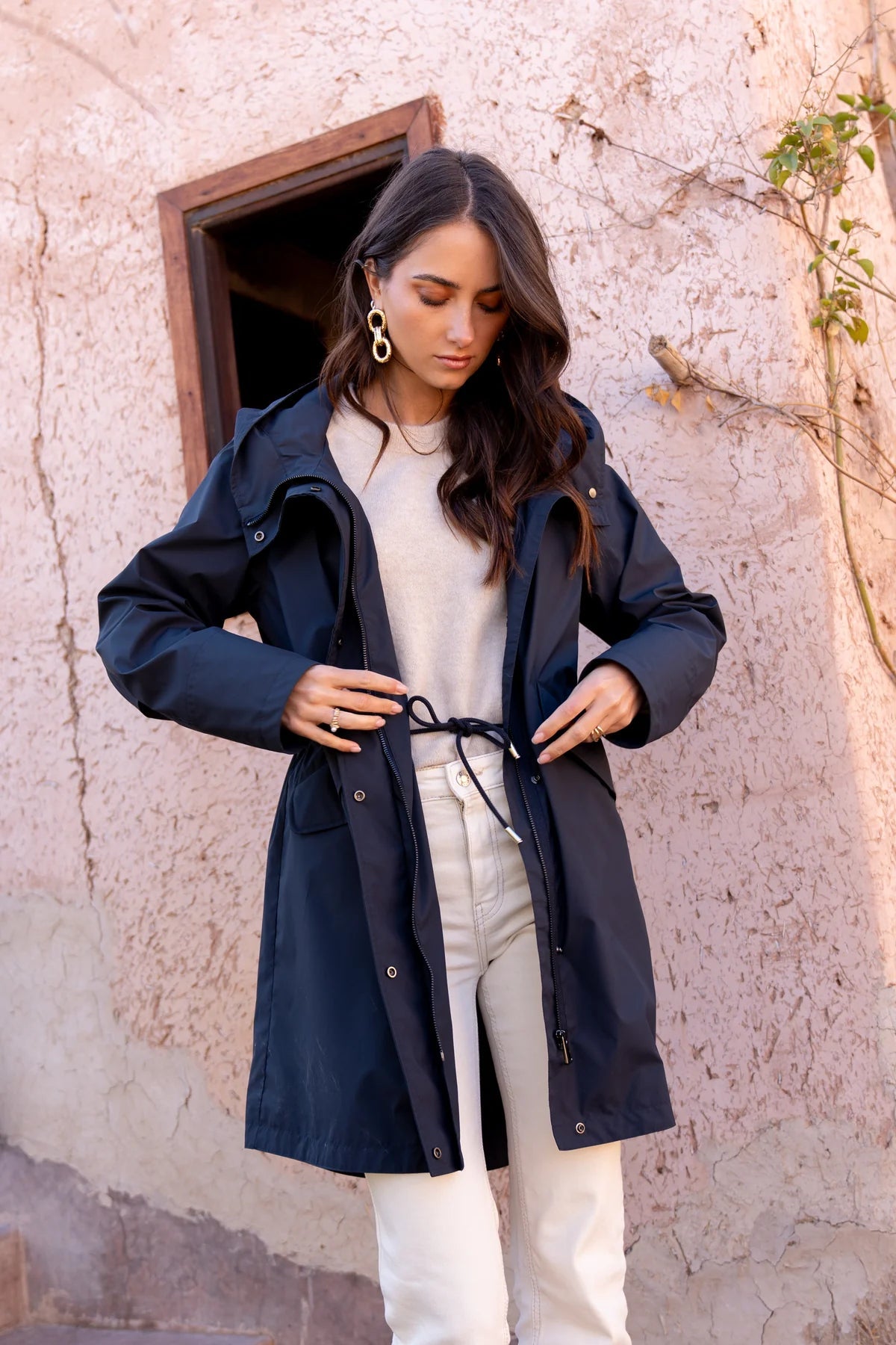 CIRE IMPERMEABLE LONG MARINE La Chica