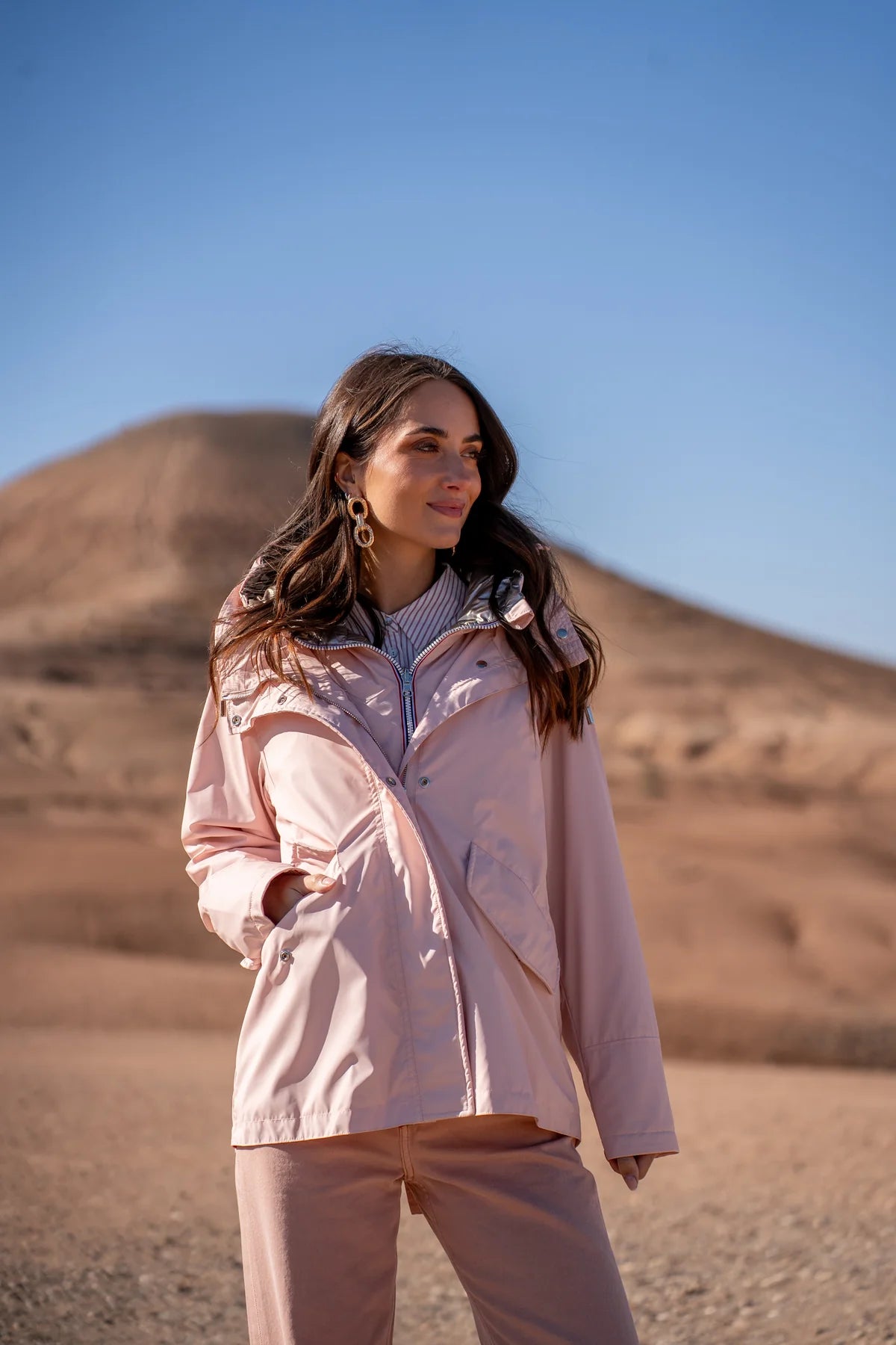 CIRE IMPERMEABLE COURT ROSE La Chica
