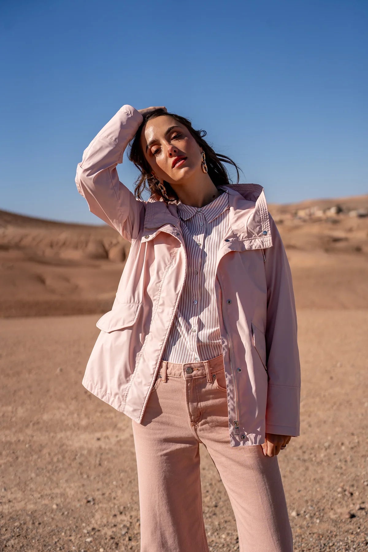 CIRE IMPERMEABLE COURT ROSE La Chica