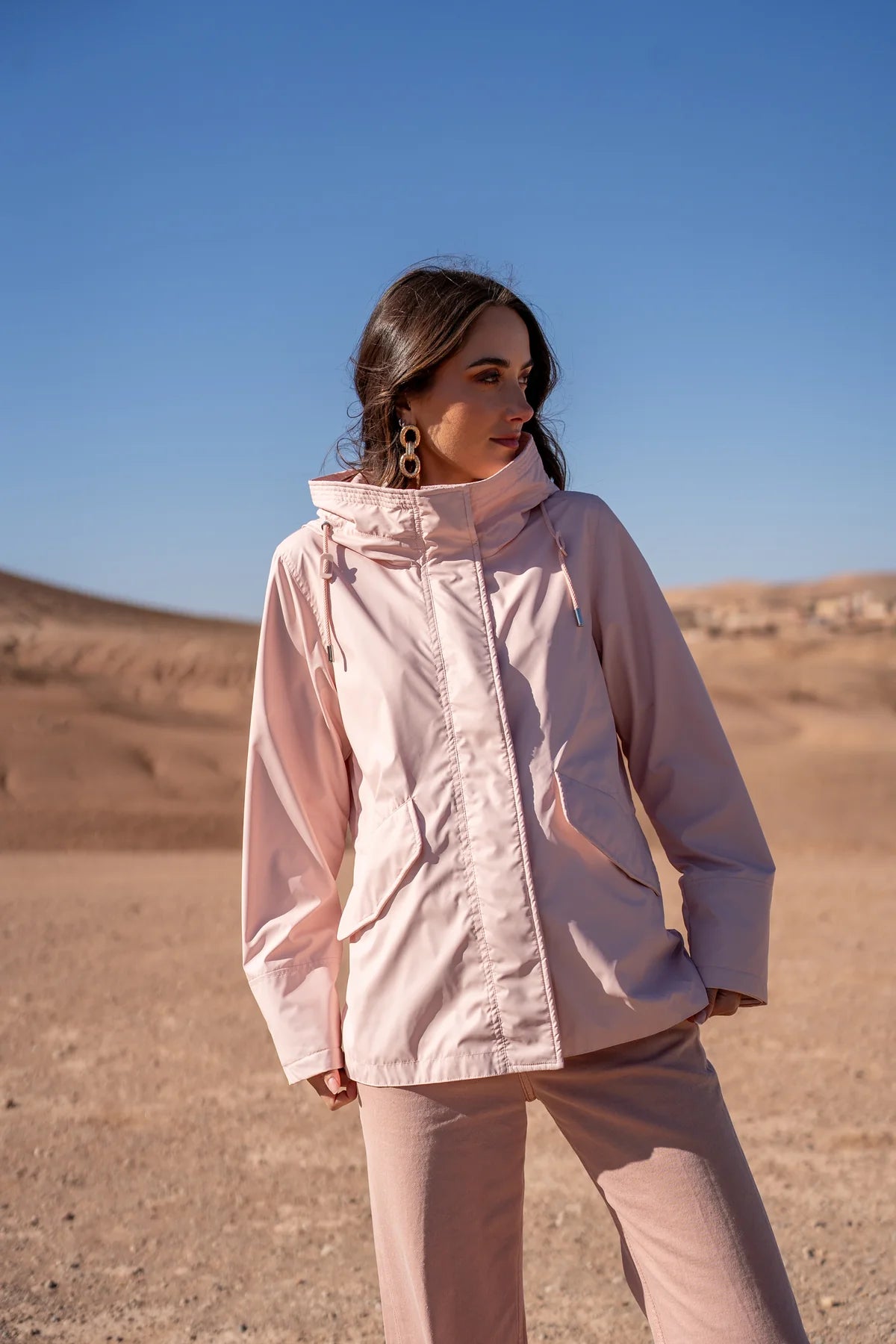 CIRE IMPERMEABLE COURT ROSE La Chica