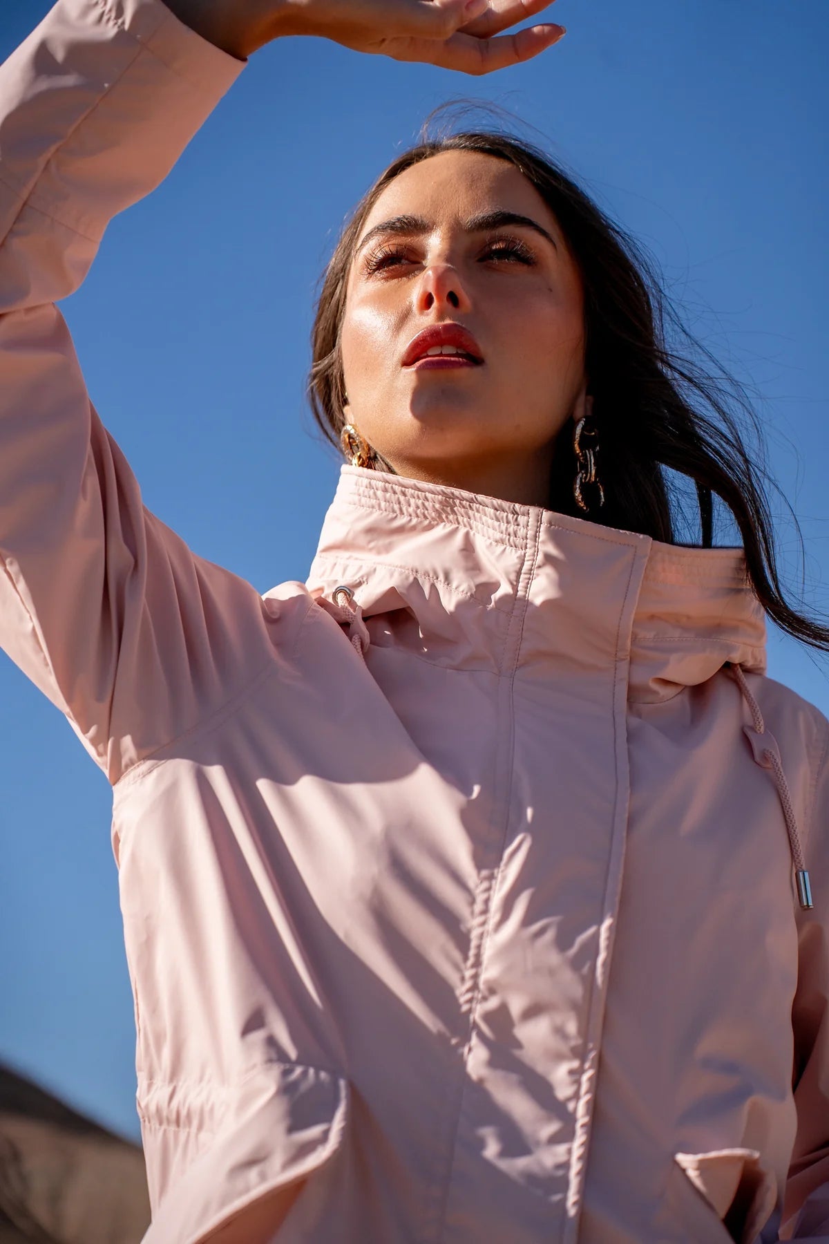 CIRE IMPERMEABLE COURT ROSE La Chica