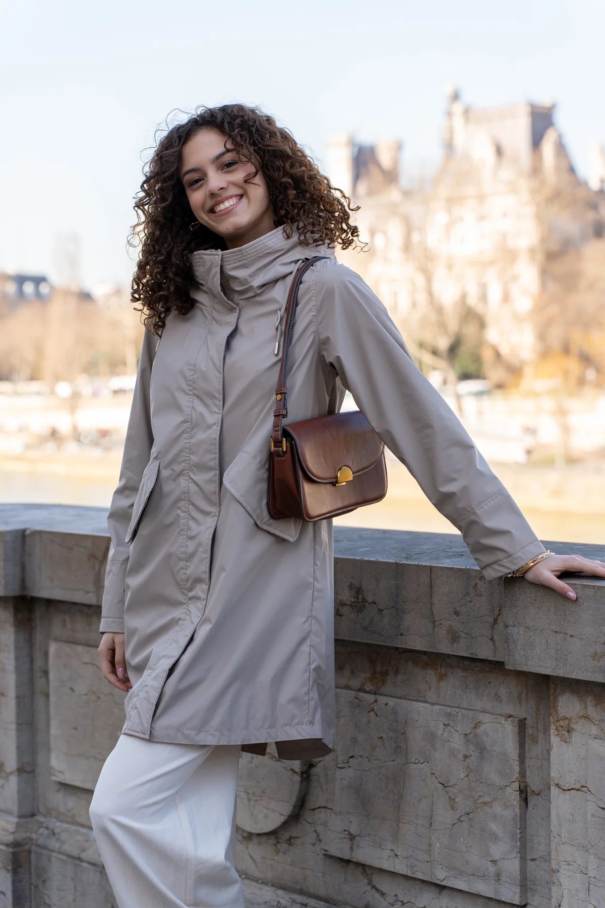 CIRE IMPERMEABLE LONG BEIGE La Chica
