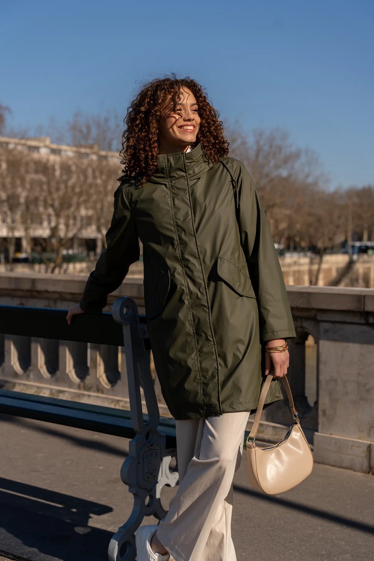 CIRE IMPERMEABLE LONG KAKI La Chica