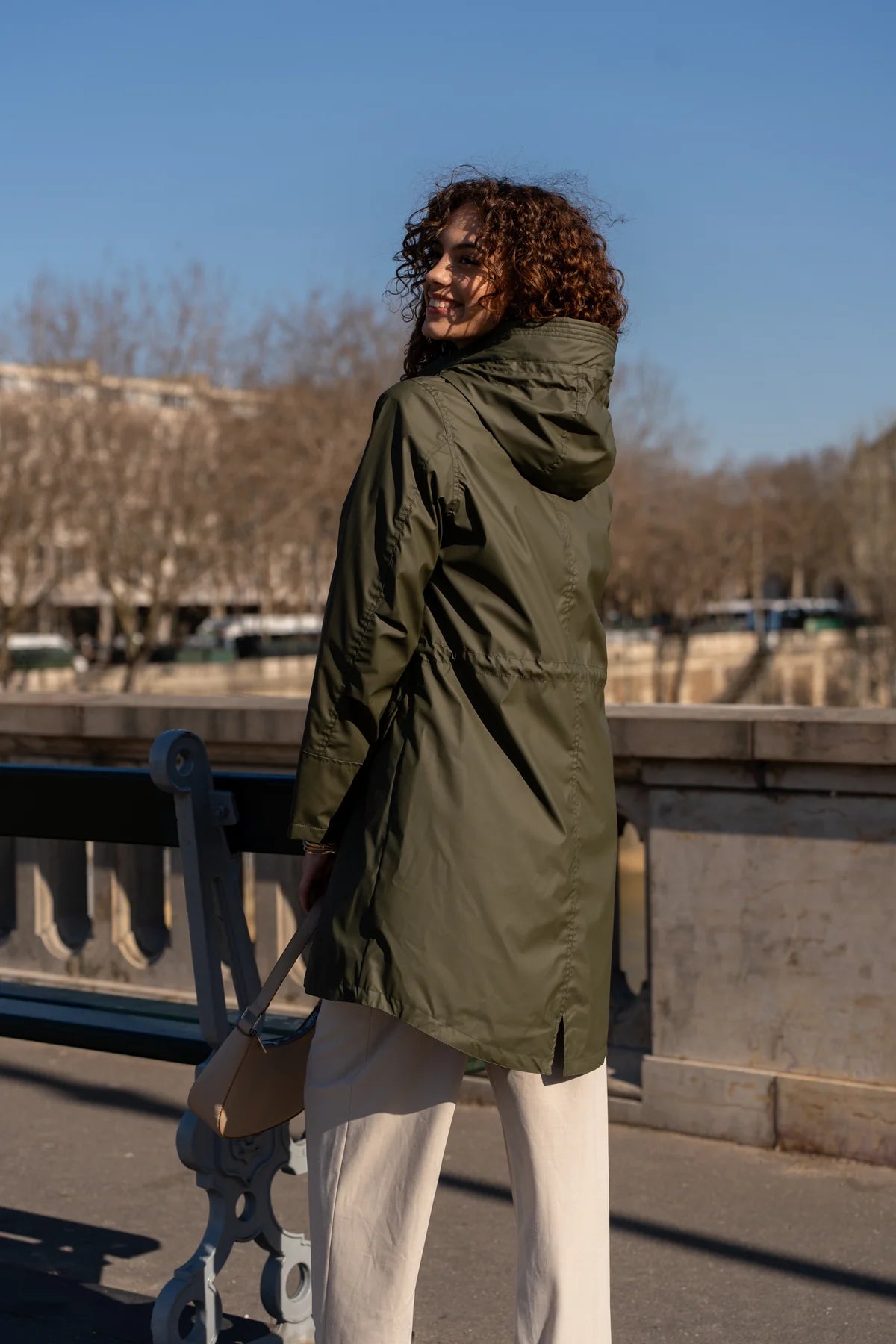 CIRE IMPERMEABLE LONG KAKI La Chica