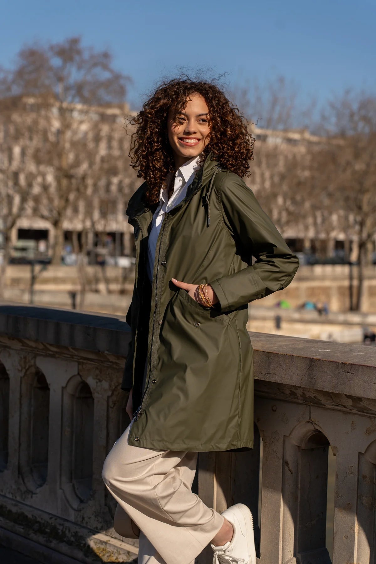 CIRE IMPERMEABLE LONG KAKI La Chica