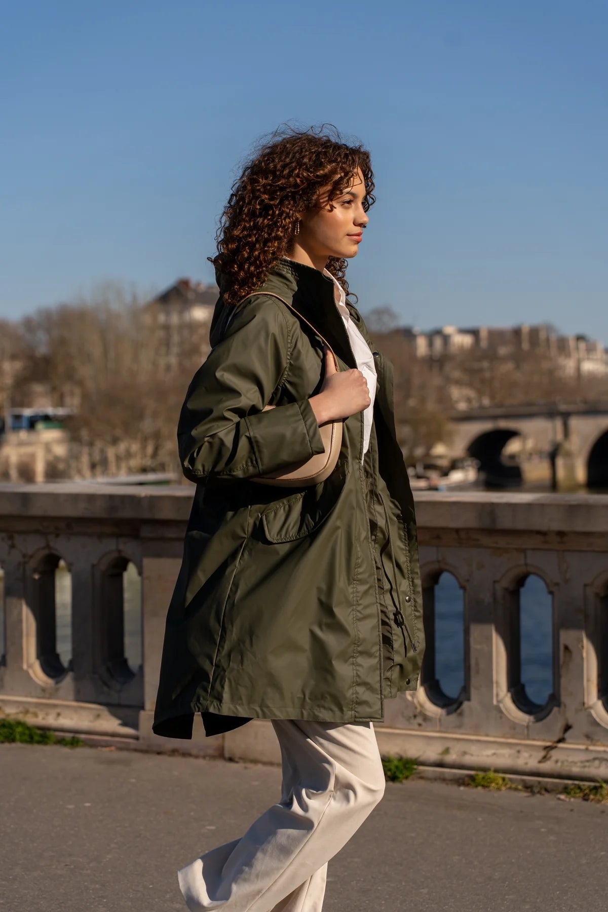 CIRE IMPERMEABLE LONG KAKI La Chica