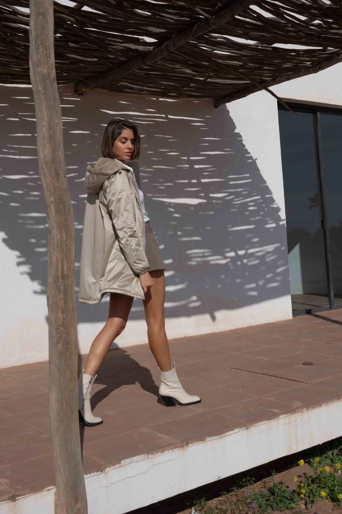 IMPERMEABLE LONG FOURRE SABLE La Chica