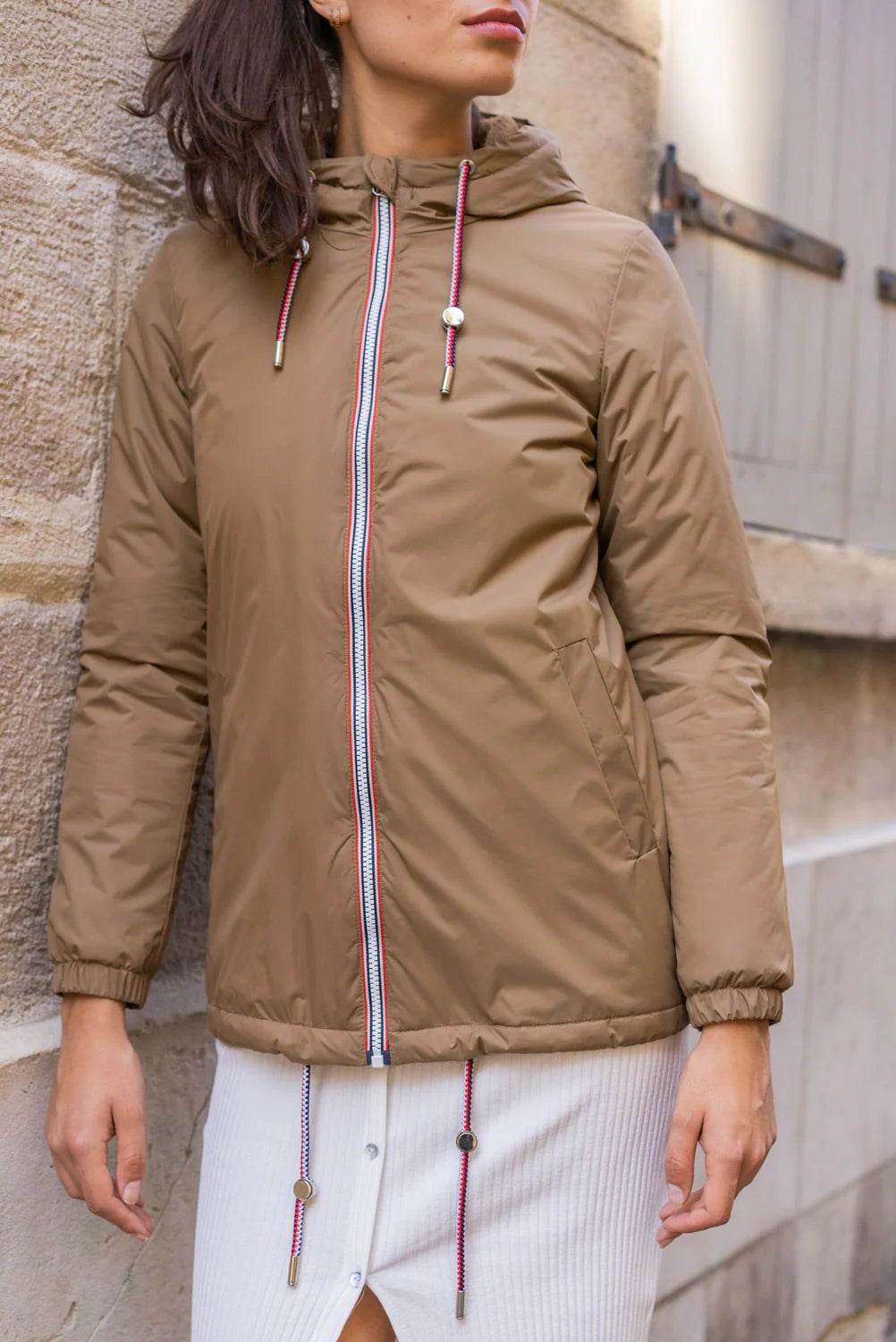 IMPERMEABLE FOURRE MI LONG CAMEL LAURA JO La Chica