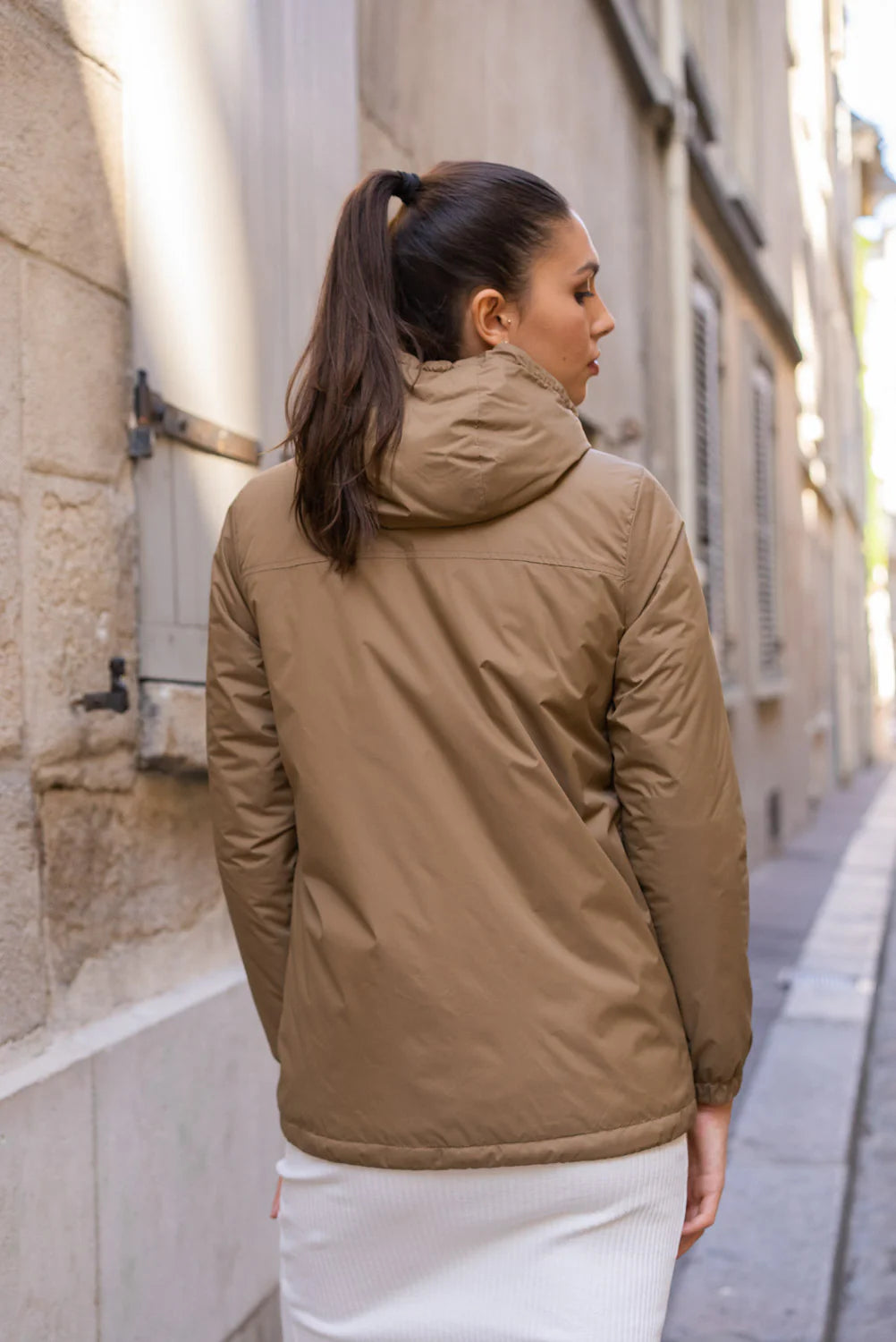 IMPERMEABLE FOURRE MI LONG CAMEL LAURA JO La Chica