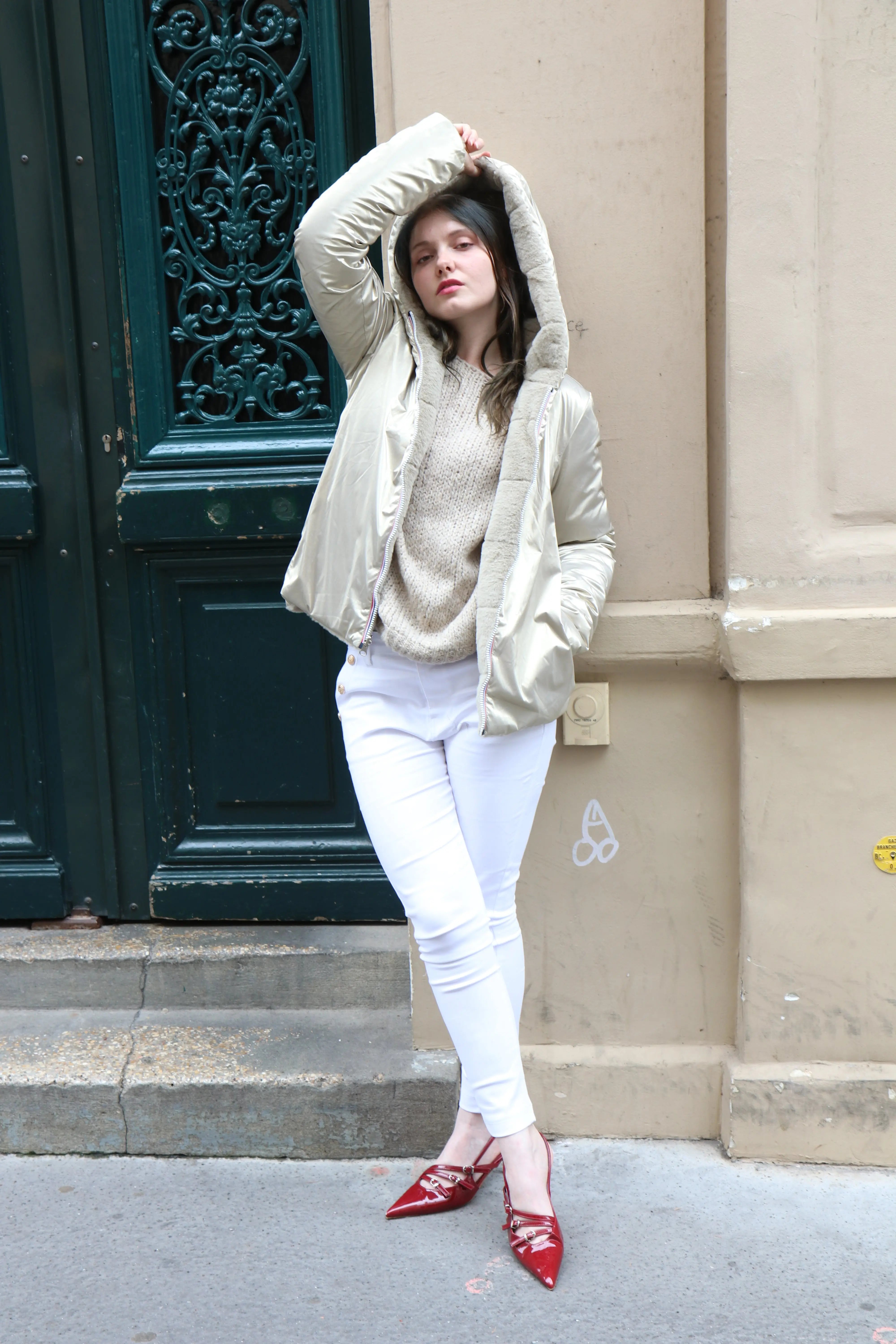 IMPERMEABLE FOURRE COURT (MATELASSE) LAURA JO La Chica