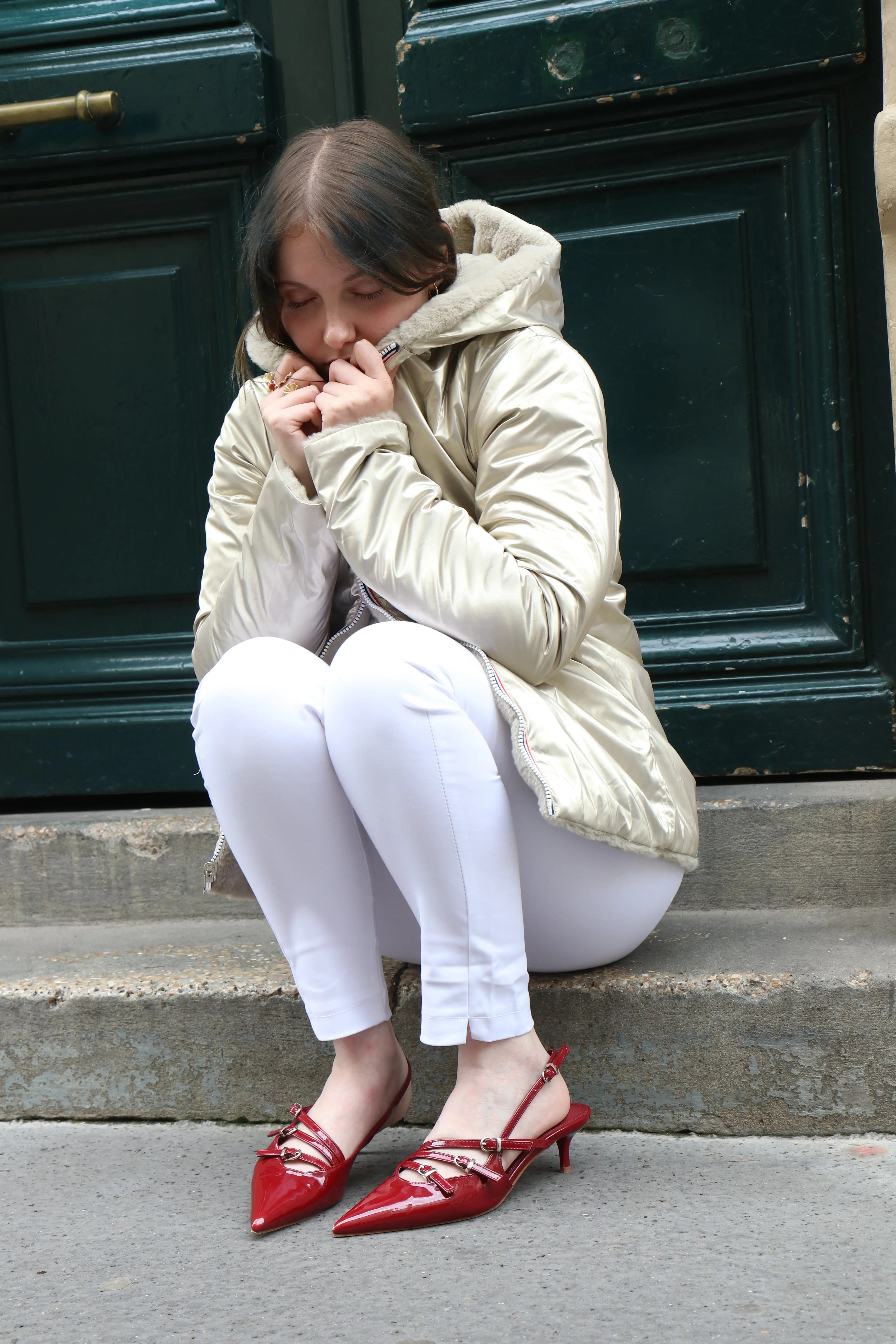IMPERMEABLE FOURRE COURT (MATELASSE) LAURA JO La Chica