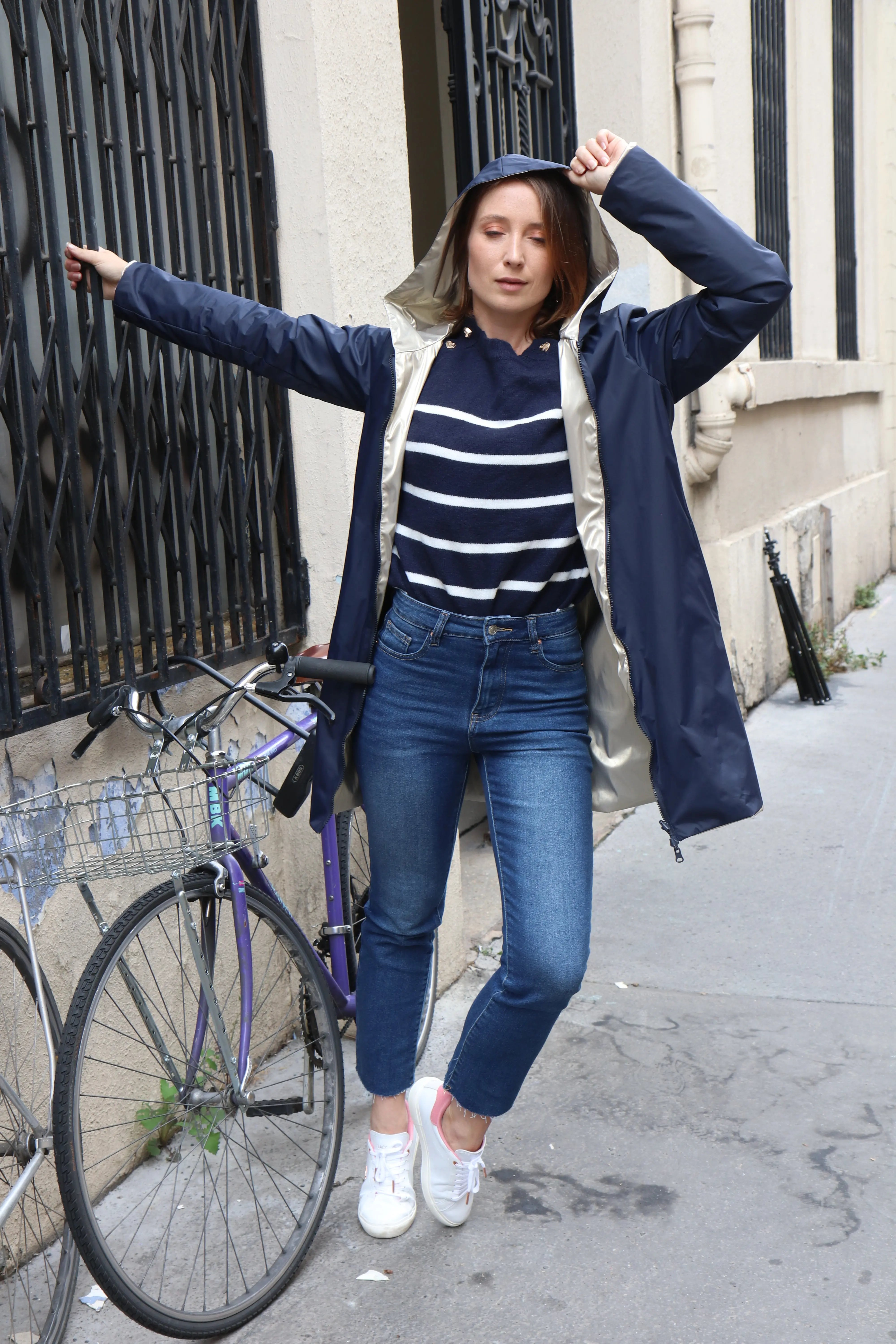 IMPERMEABLE LEGER LONG (ZIP UNI) La Chica