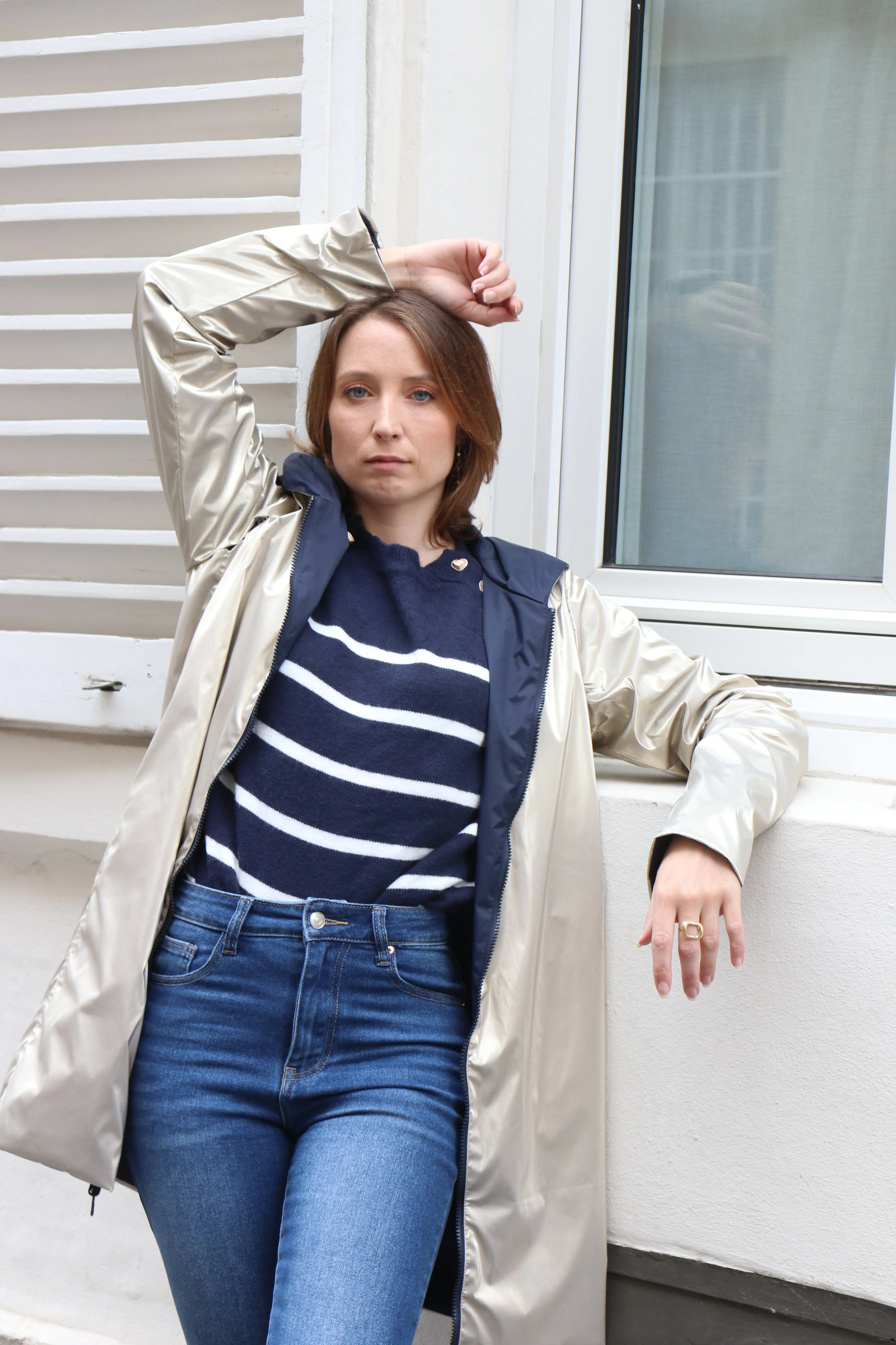 IMPERMEABLE LEGER LONG (ZIP UNI) La Chica