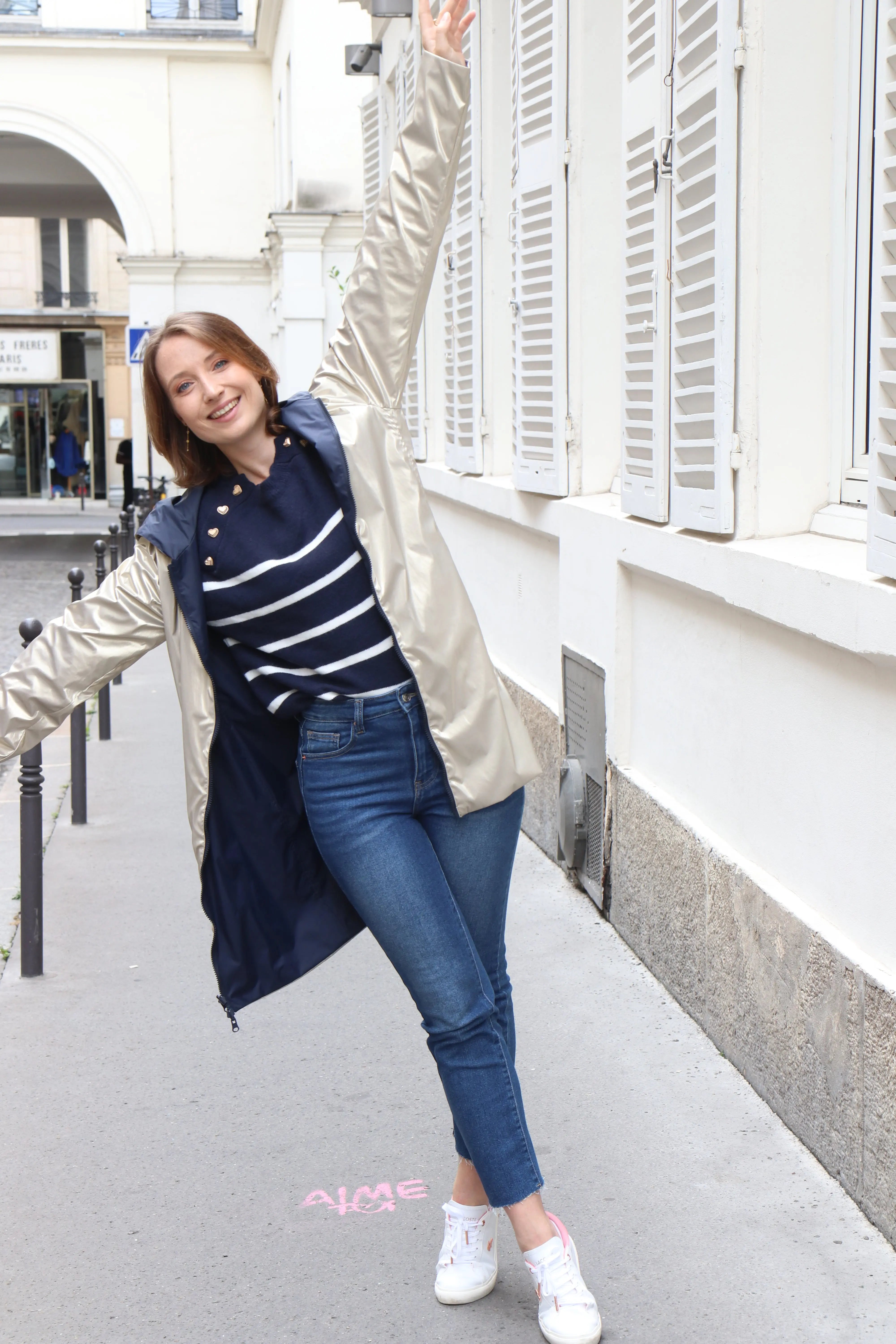 IMPERMEABLE LEGER LONG (ZIP UNI) La Chica