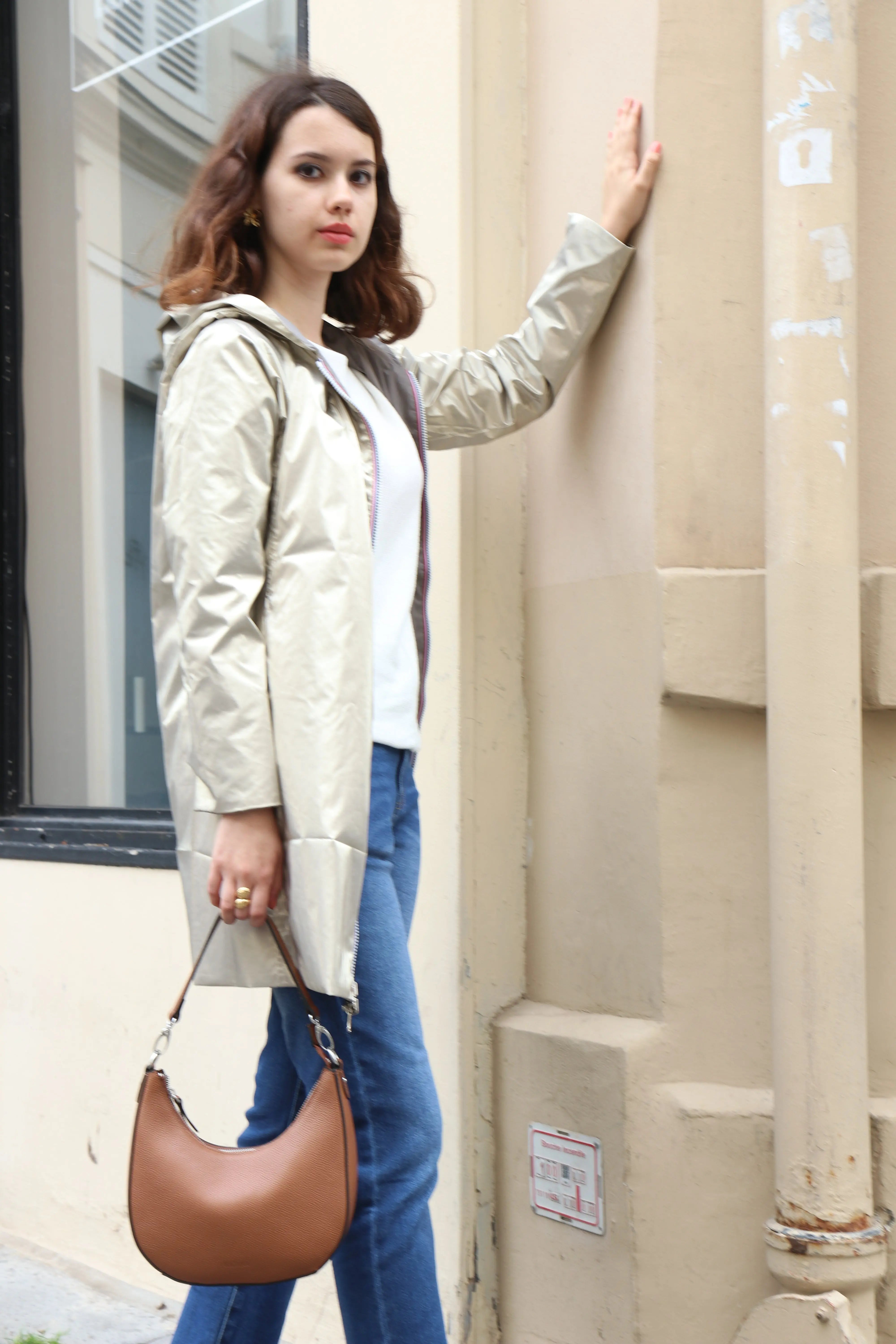 IMPERMEABLE LEGER REVERSIBLE LONG La Chica