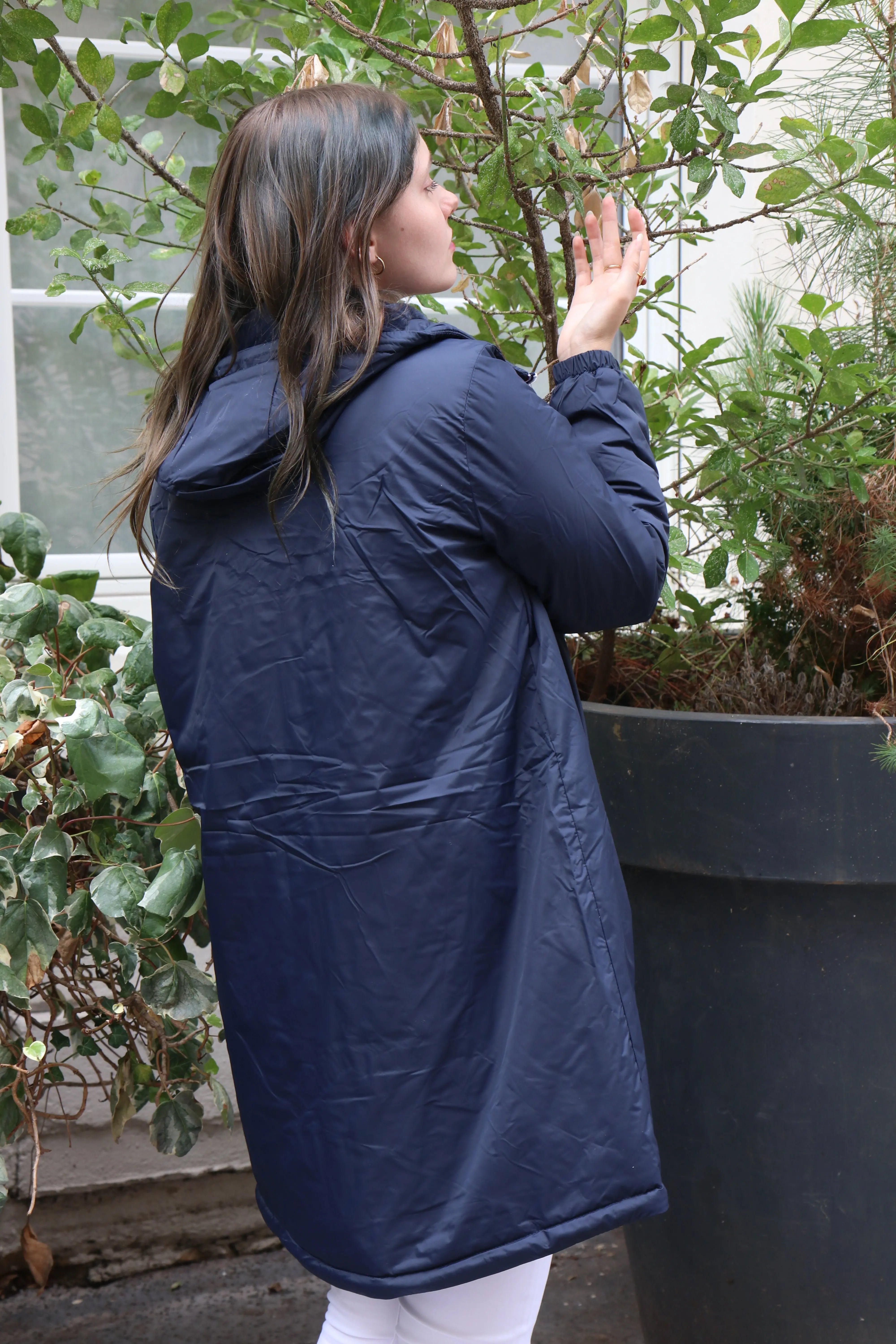IMPERMEABLE LONG FOURRE AVEC CORDONS La Chica