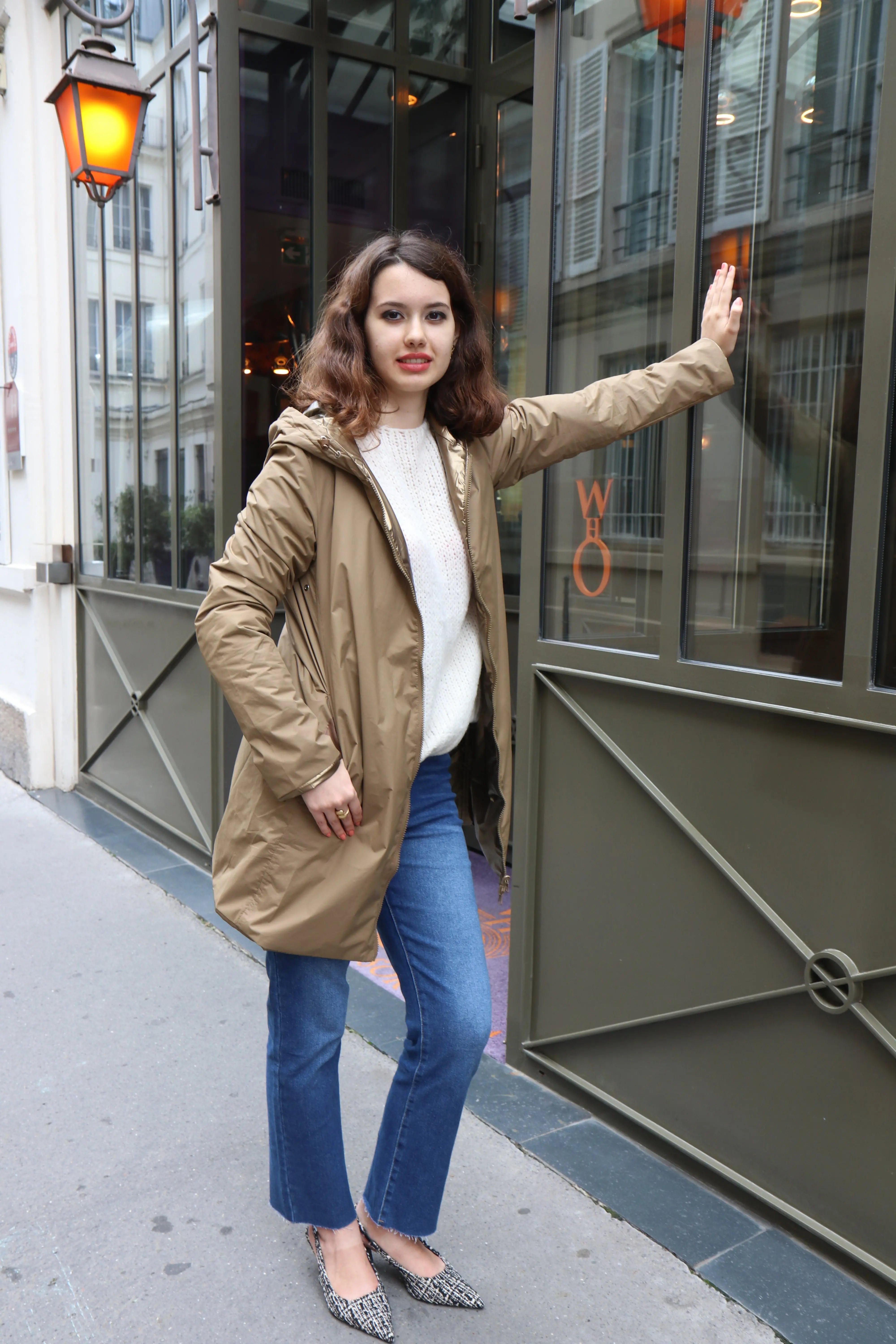 IMPERMEABLE LONG MI-SAISON BRILLANT La Chica