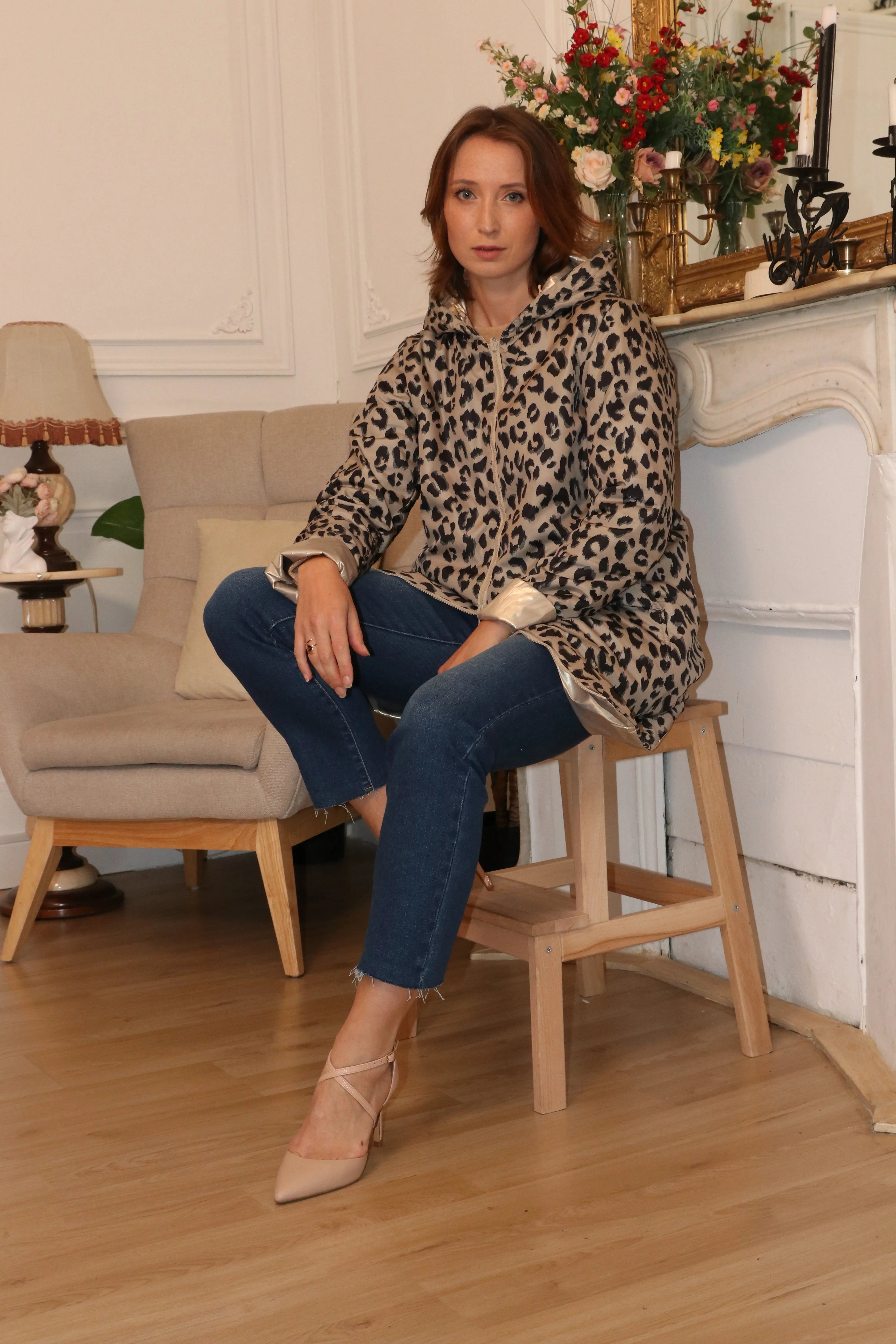 IMPERMEABLE LONG MI SAISON REVERSIBLE LAURA JO La Chica