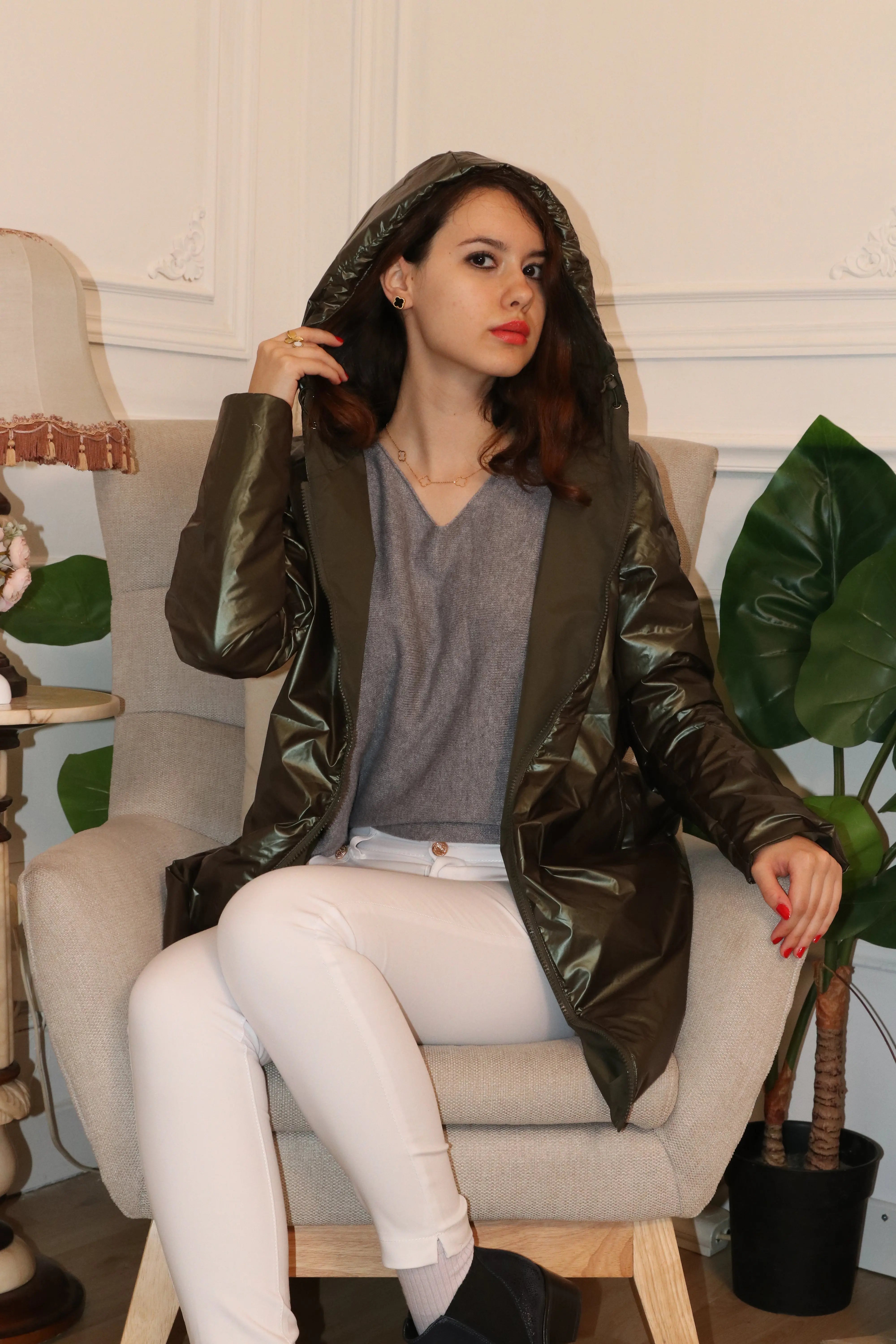 IMPERMEABLE LONG MI SAISON REVERSIBLE LAURA JO La Chica