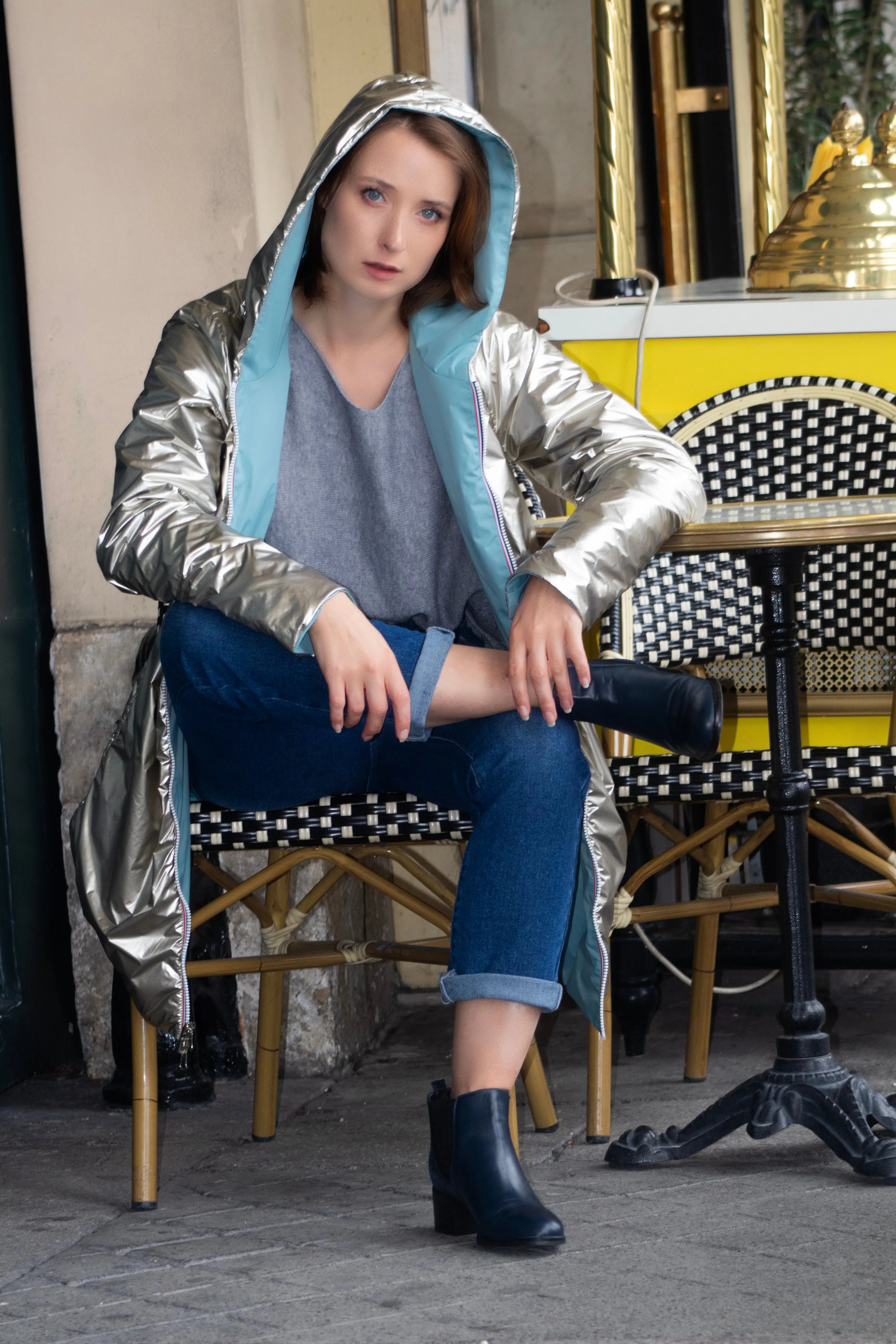 IMPERMEABLE LONG REVERSIBLE MI SAISON LAURA JO La Chica