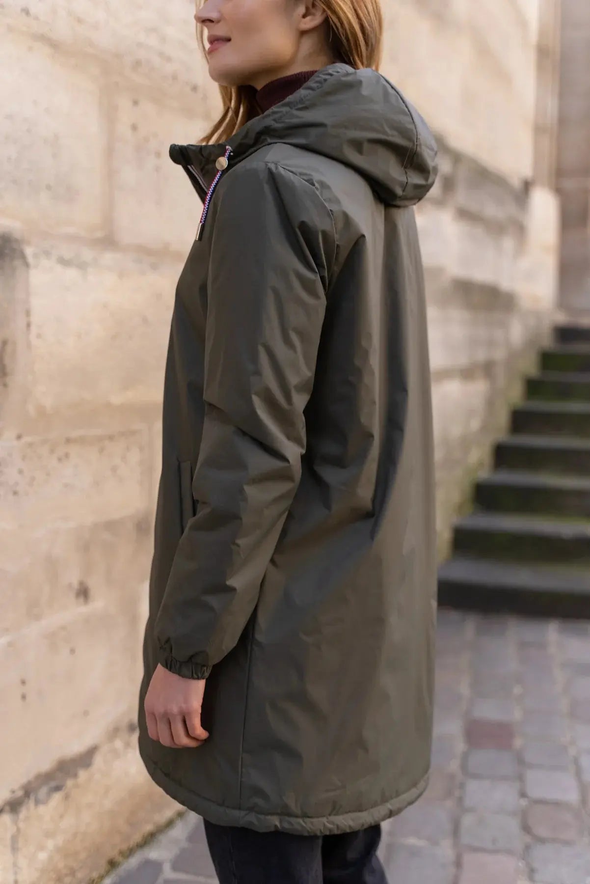 PARKA LONGUE FOURRE KAKI LAURA JO La Chica